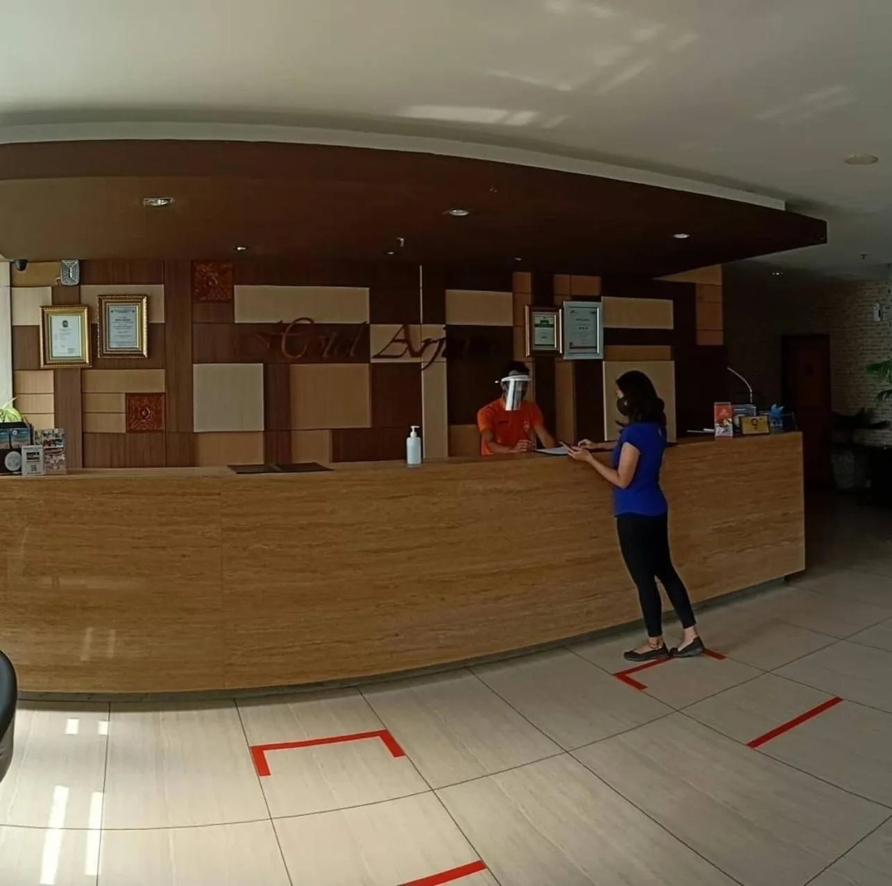 Lobby or reception in Hotel Arjuna