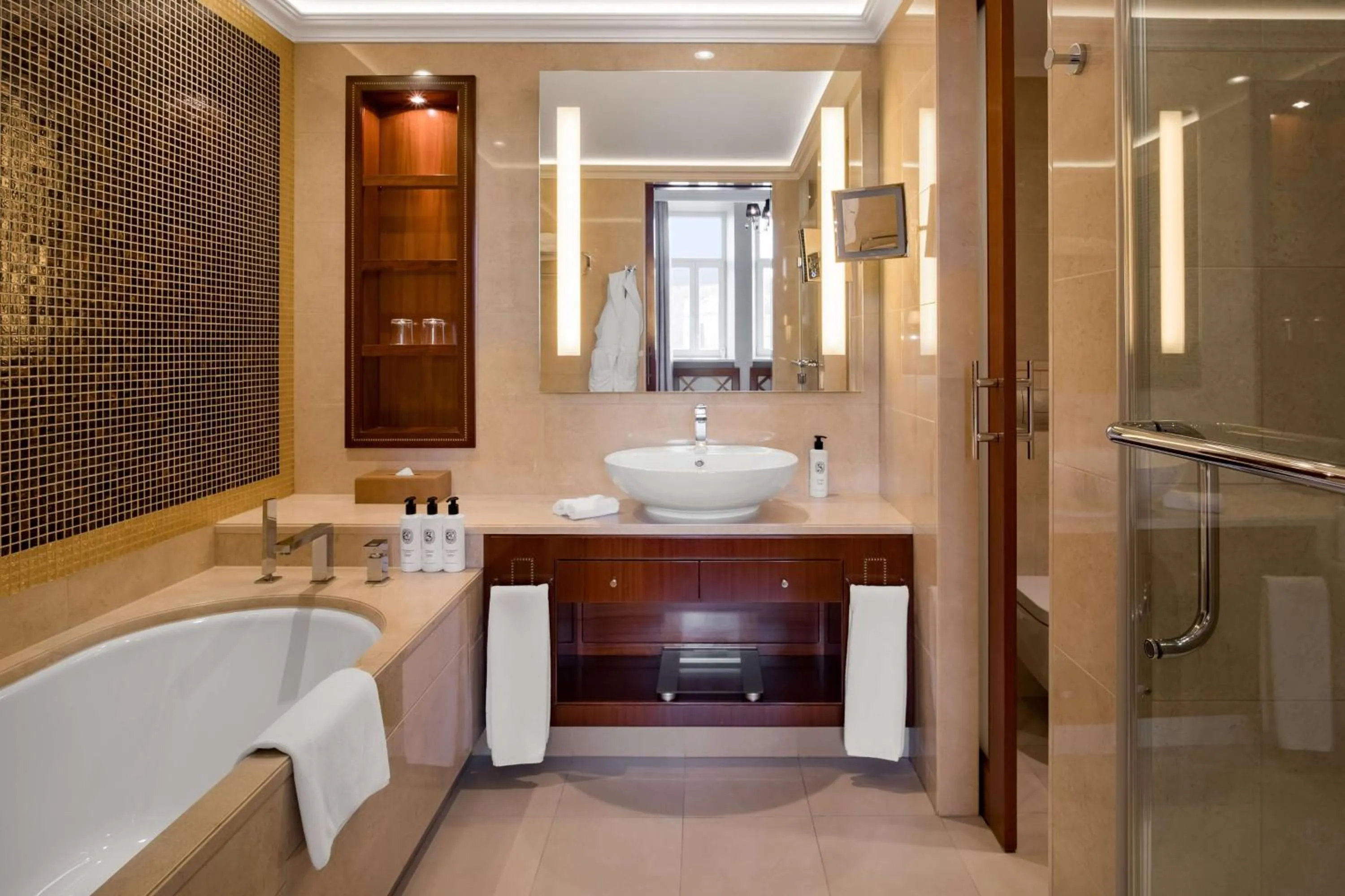 Bathroom in Grand Hotel Kempinski Vilnius