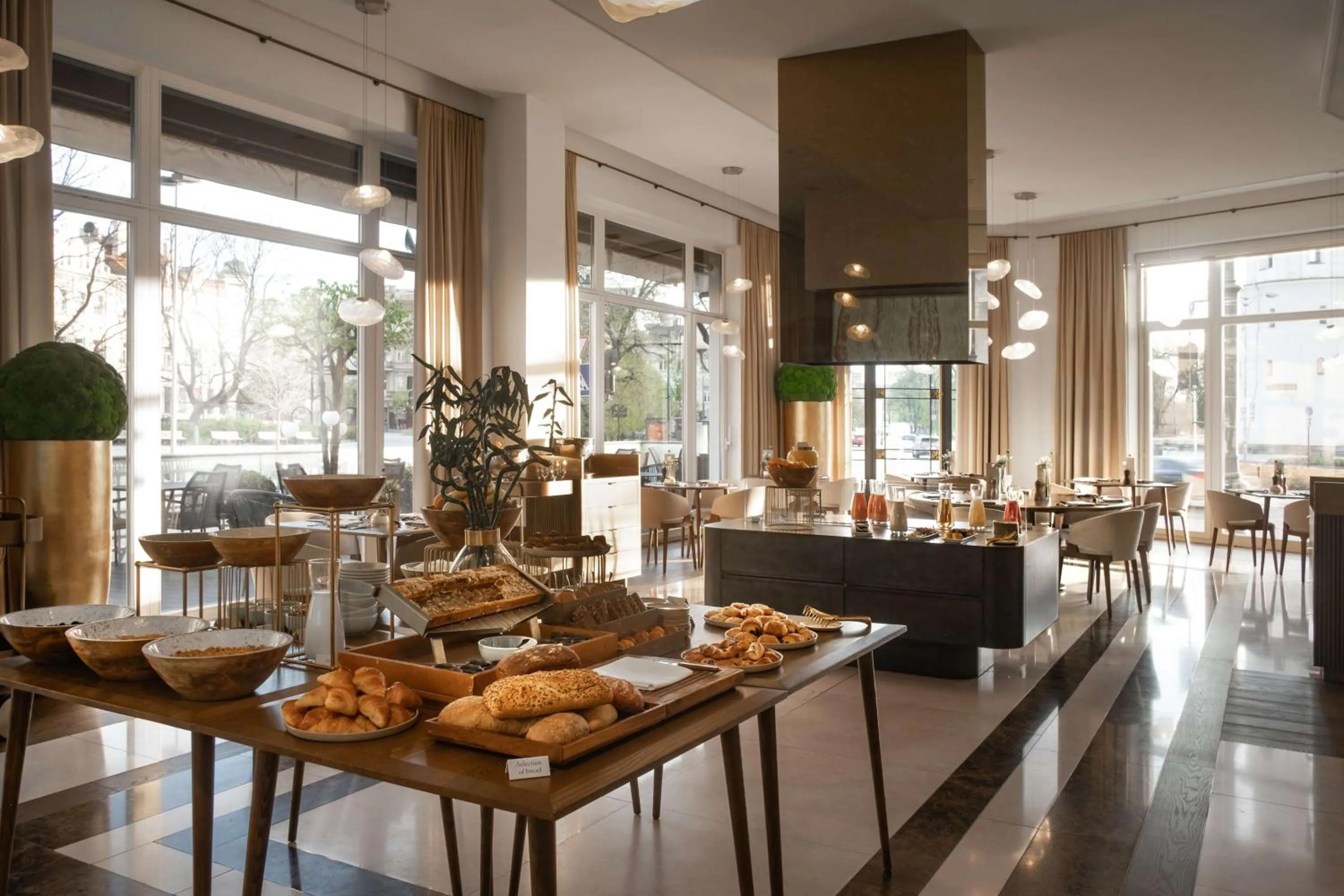 Breakfast in Grand Hotel Kempinski Vilnius