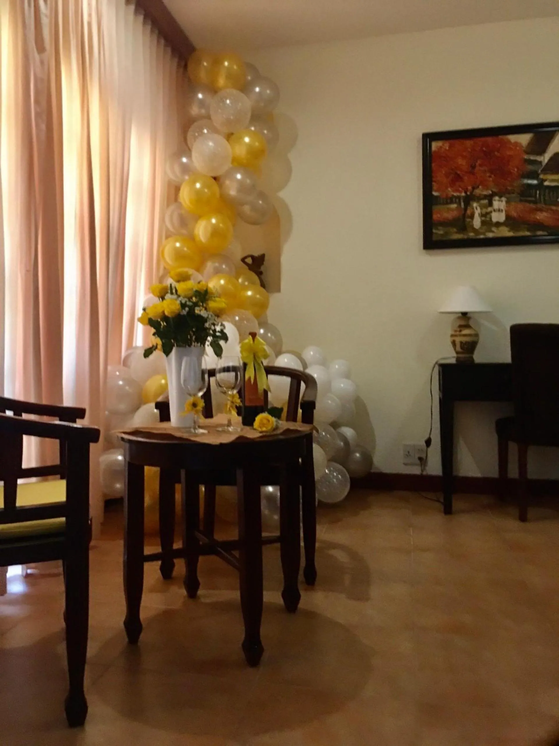 Living room in Cham Villas Resort