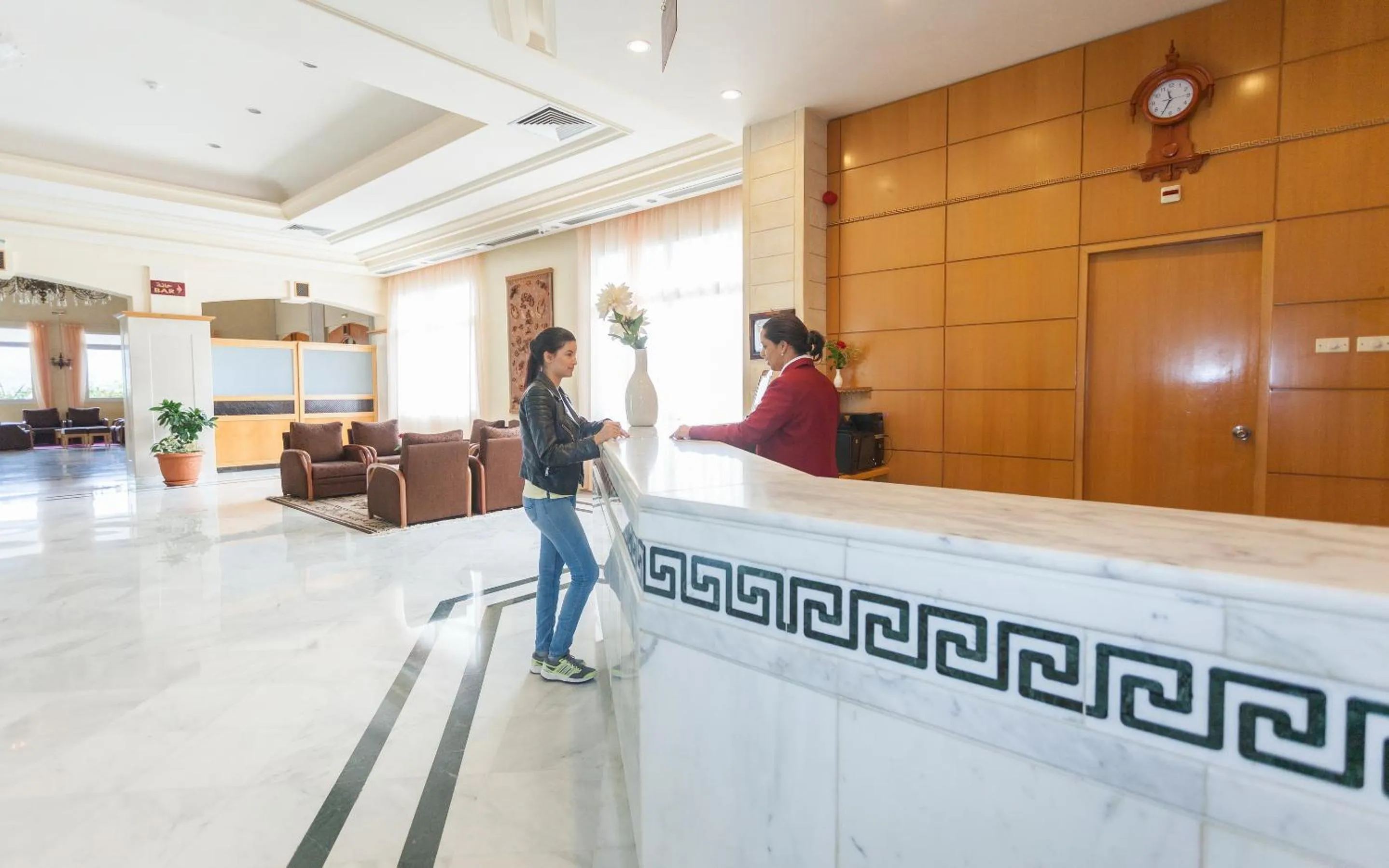 Lobby or reception in El Mouradi Hammam Bourguiba