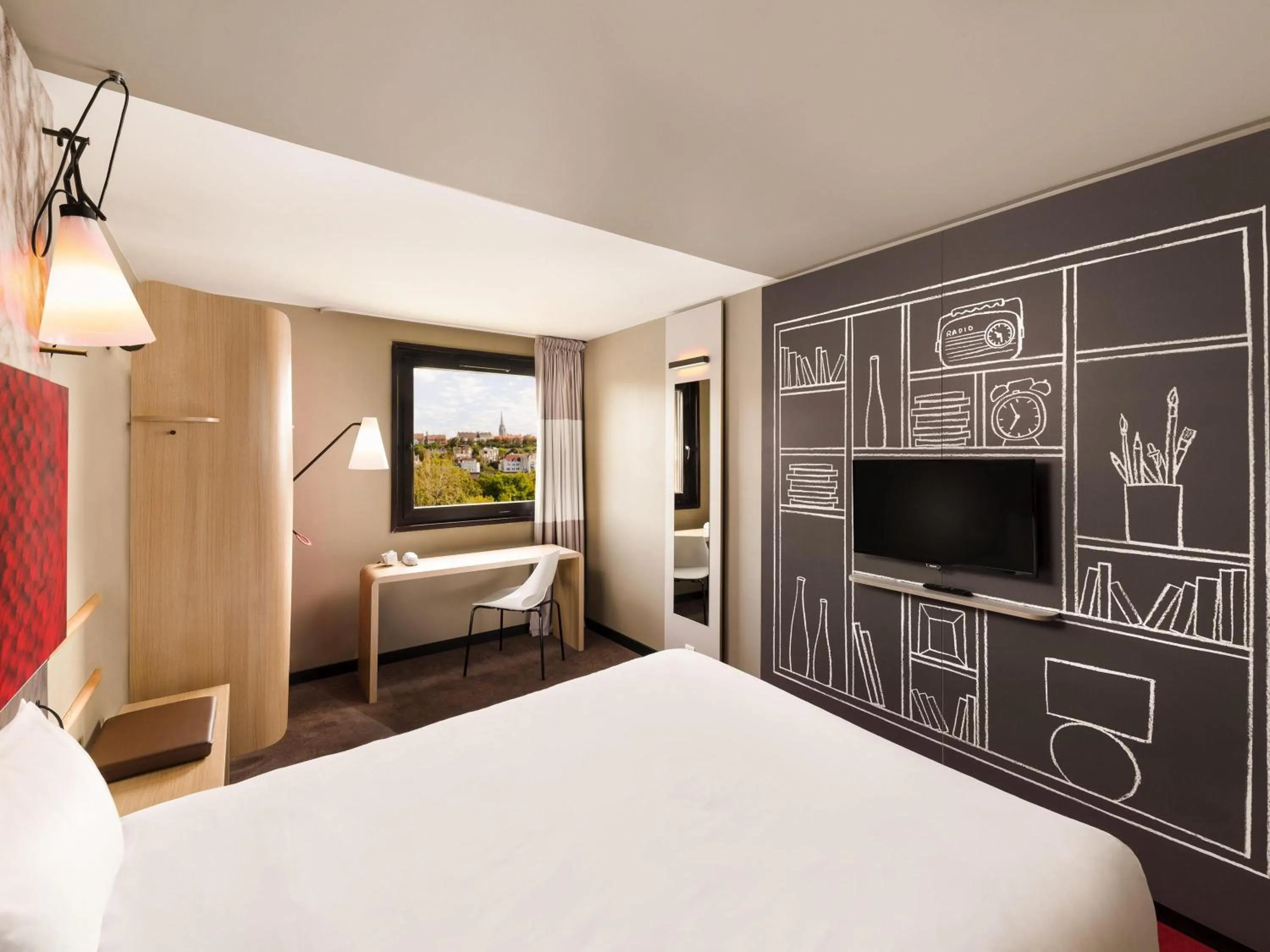 Bedroom, Bed in ibis Budapest Castle Hill