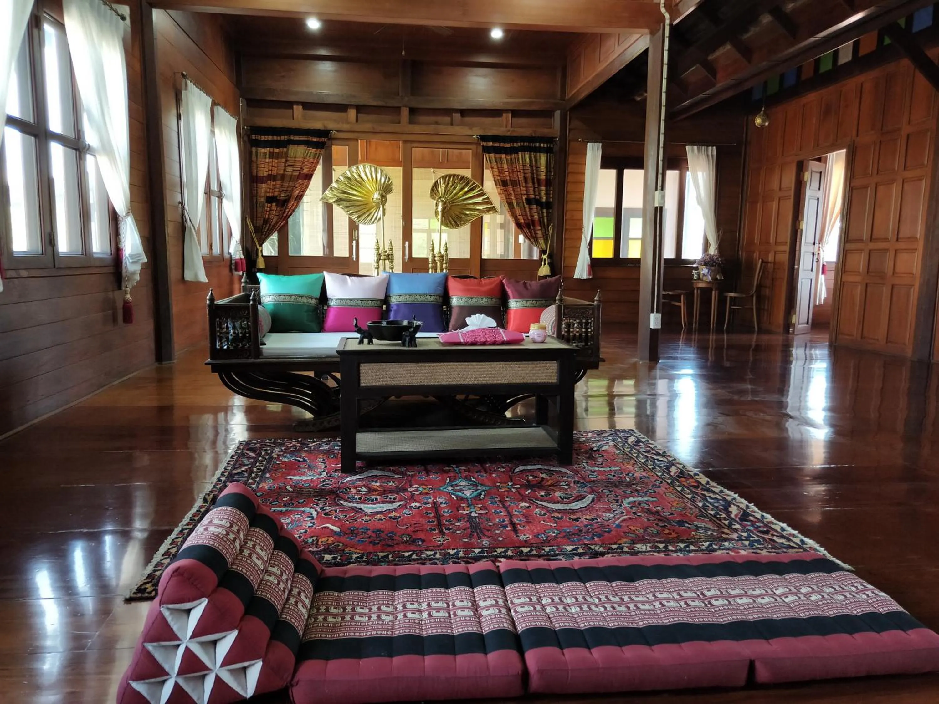 Bed in Mina Garden Villa Resort