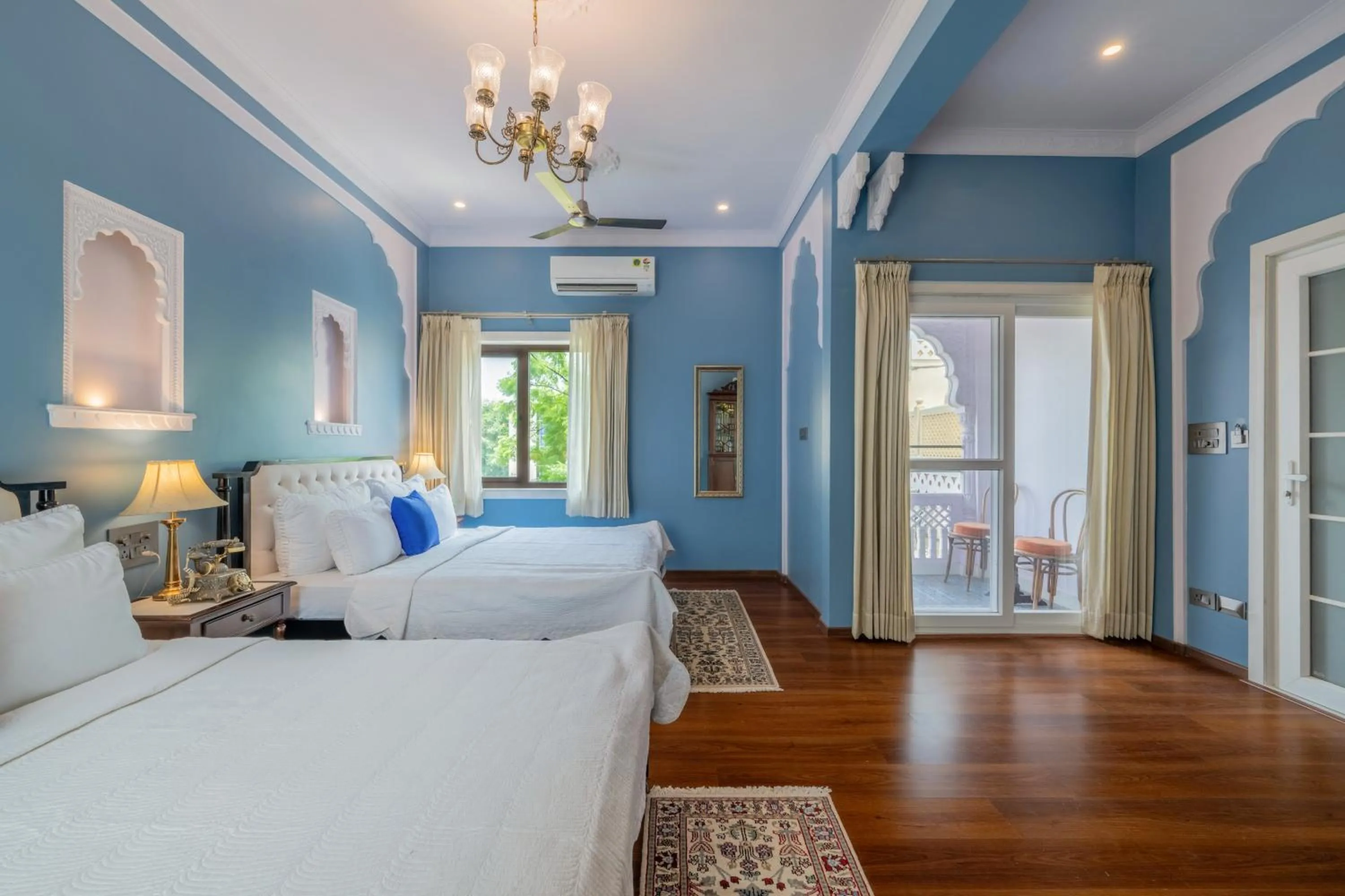 Bedroom, Bed in Dera Rawatsar - Heritage Hotel