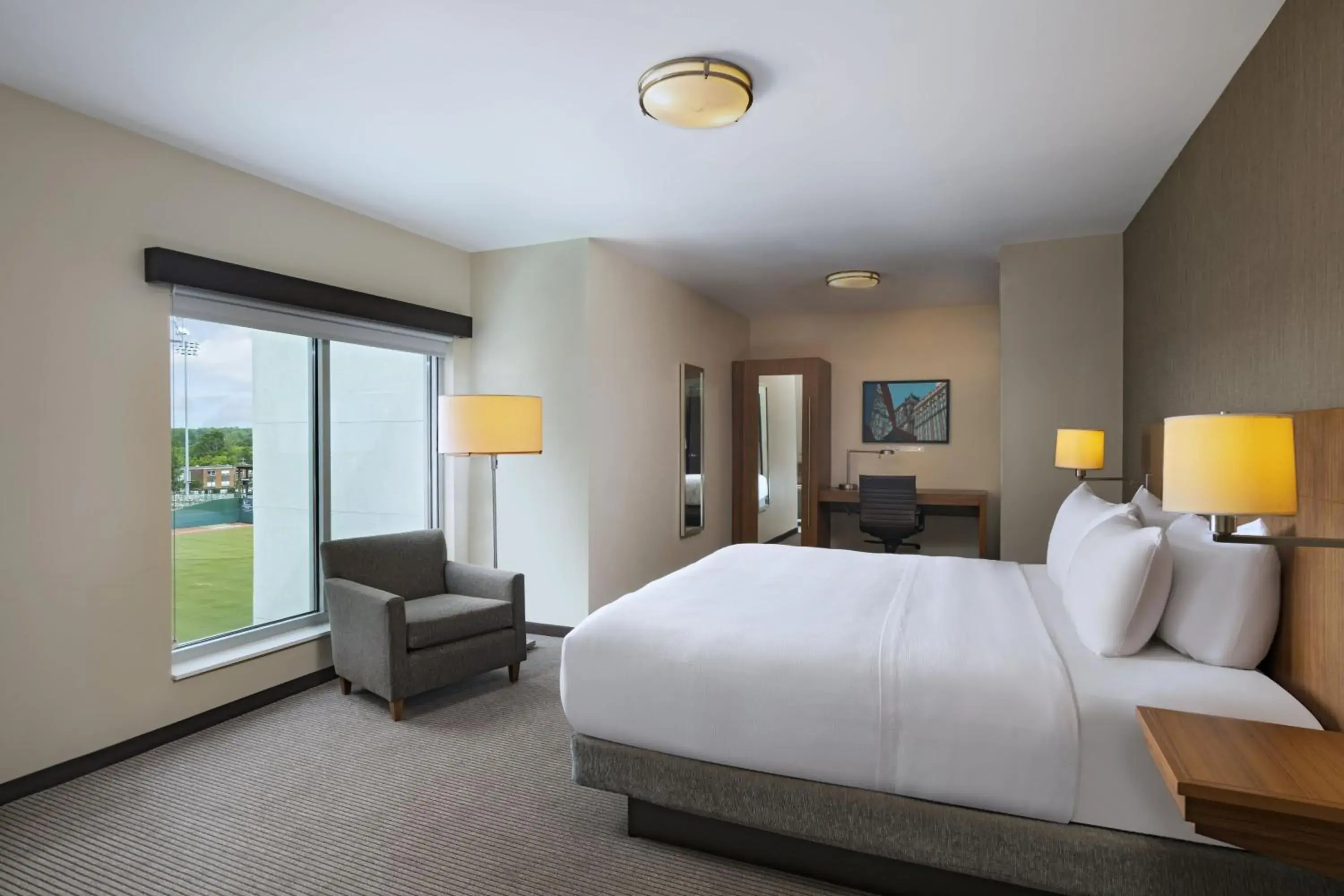 One-Bedroom King Suite with Sofa Bed in Hyatt Place Greensboro Downtown One-Bedroom King Suite with Sofa Bed in Hyatt Place Greensboro Downtown