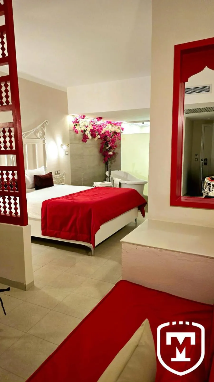 Bed in Hotel La Residence Hammamet