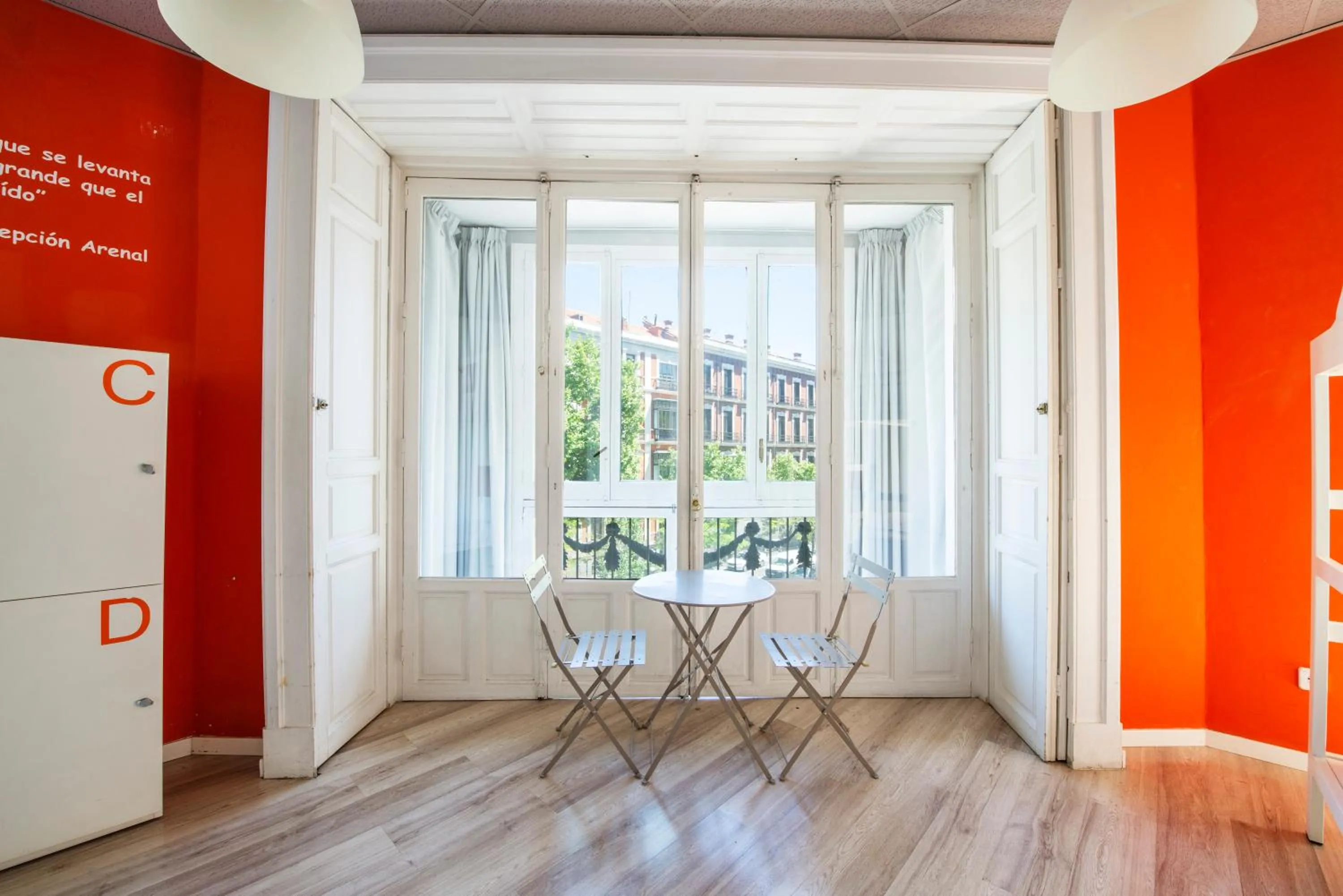 Decorative detail in Safestay Madrid Central