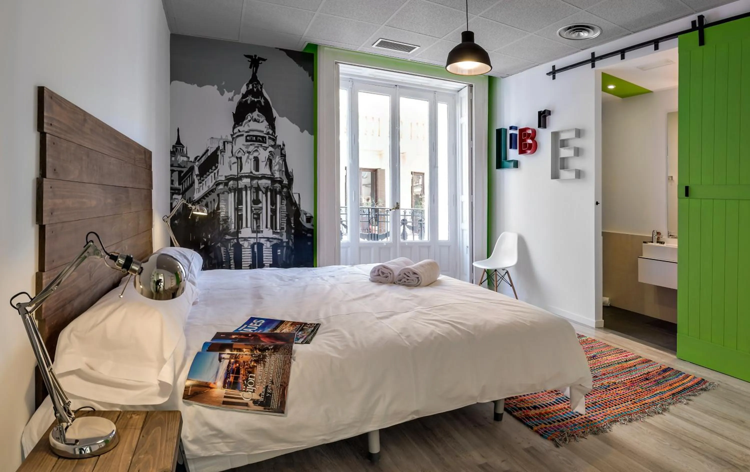 Bedroom, Bed in Safestay Madrid Central