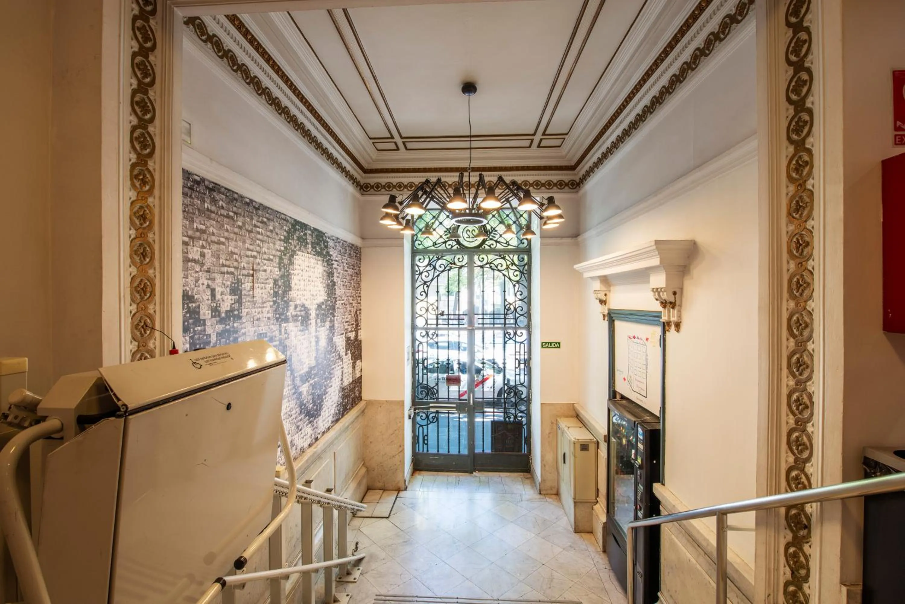 Lobby or reception in Safestay Madrid Central