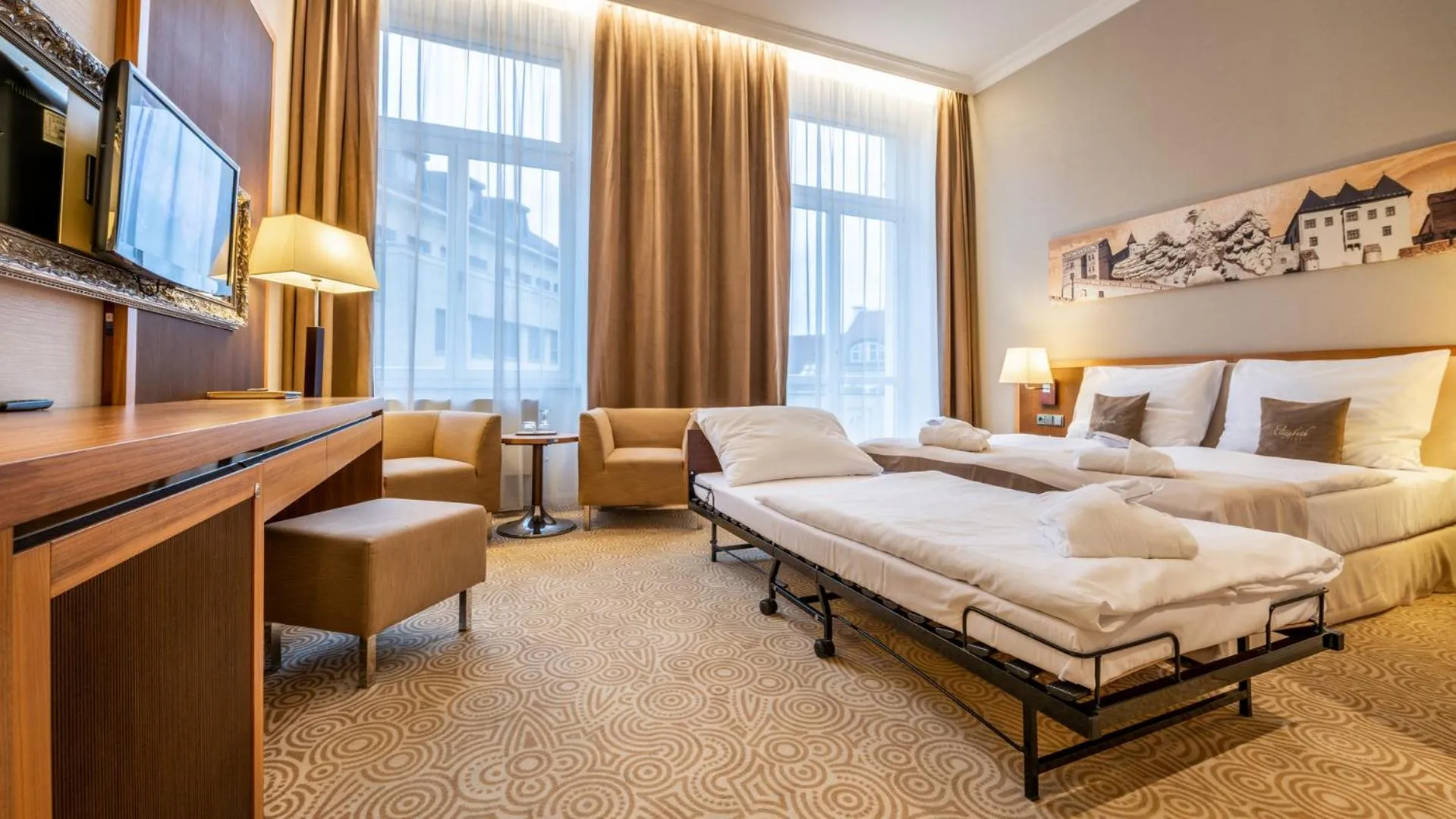 Bed in Hotel Elizabeth