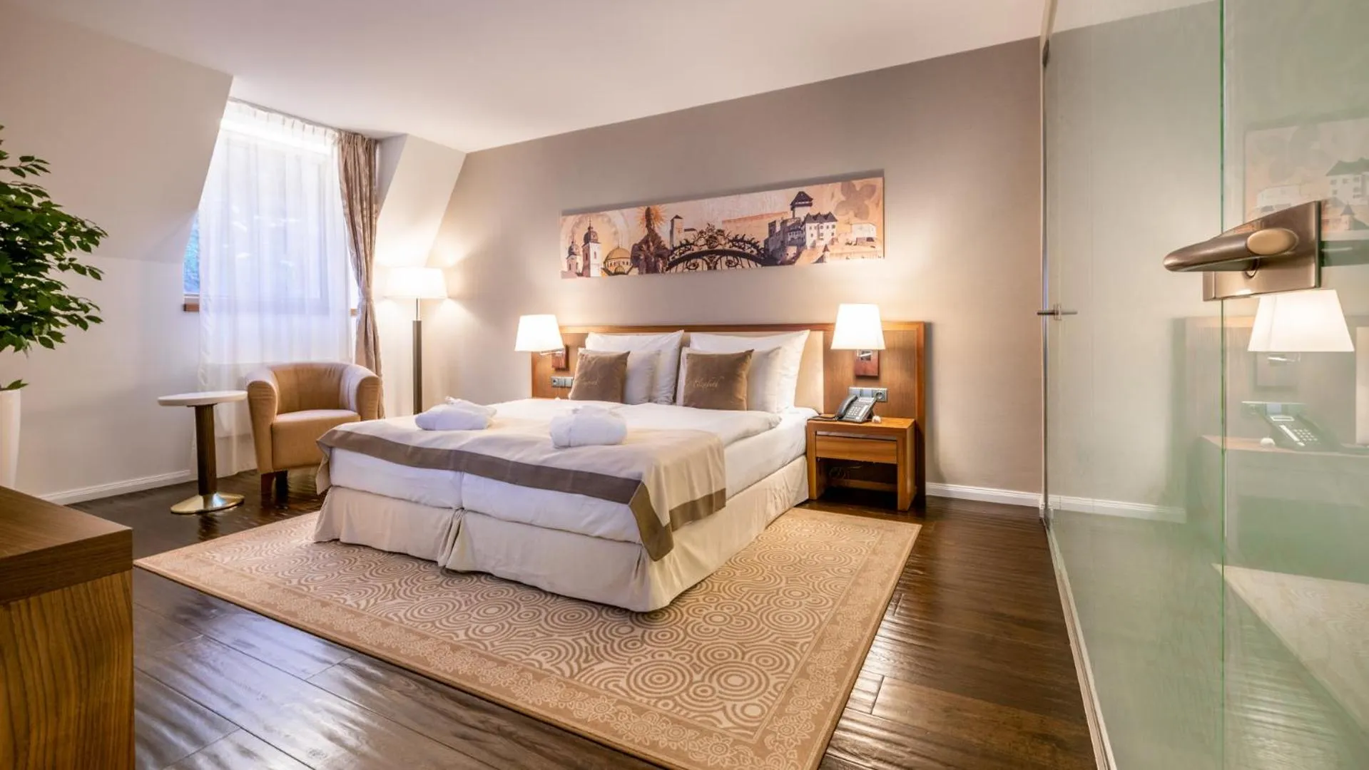 Bed in Hotel Elizabeth