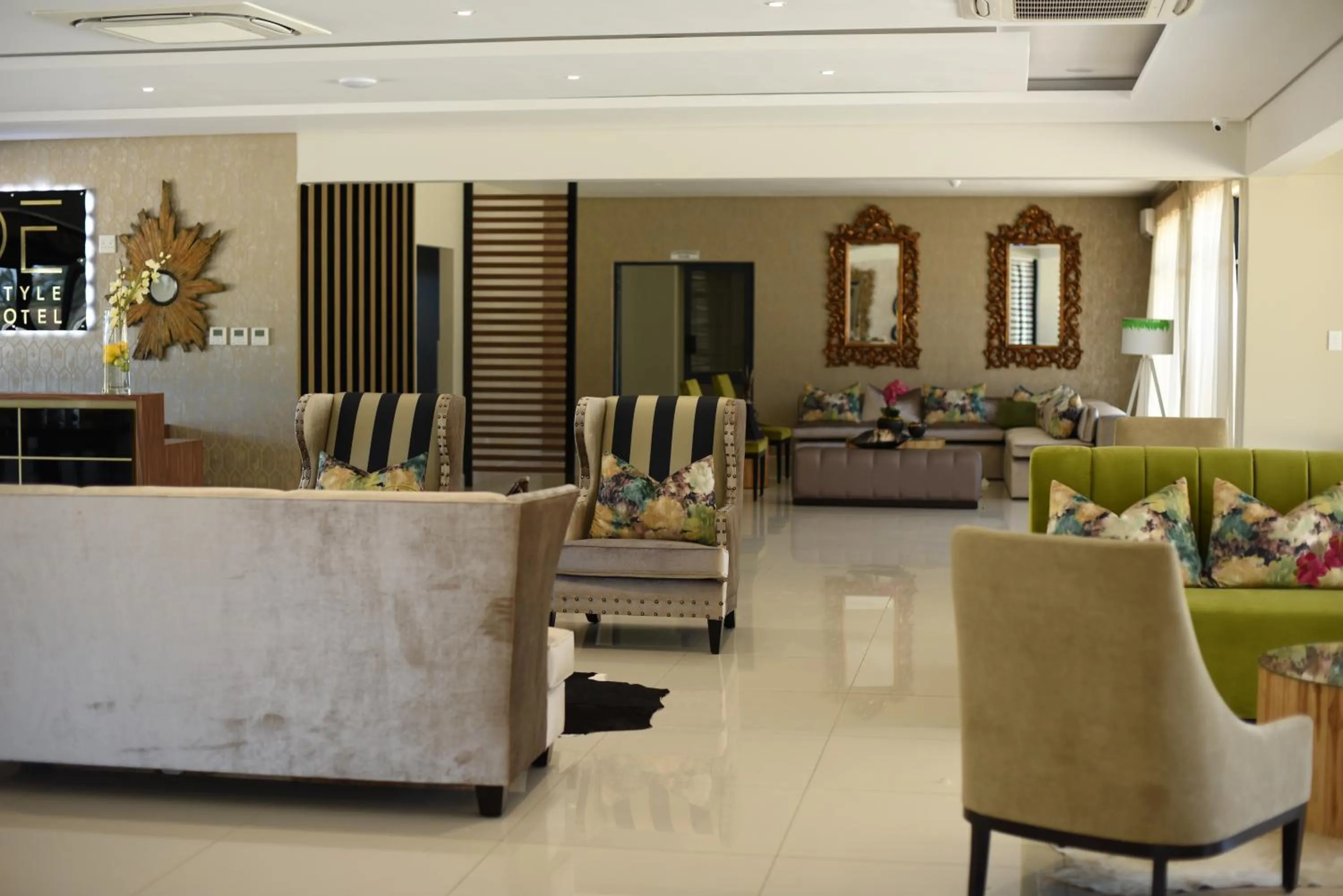 Seating area in Aloe Lifestyle Hotel