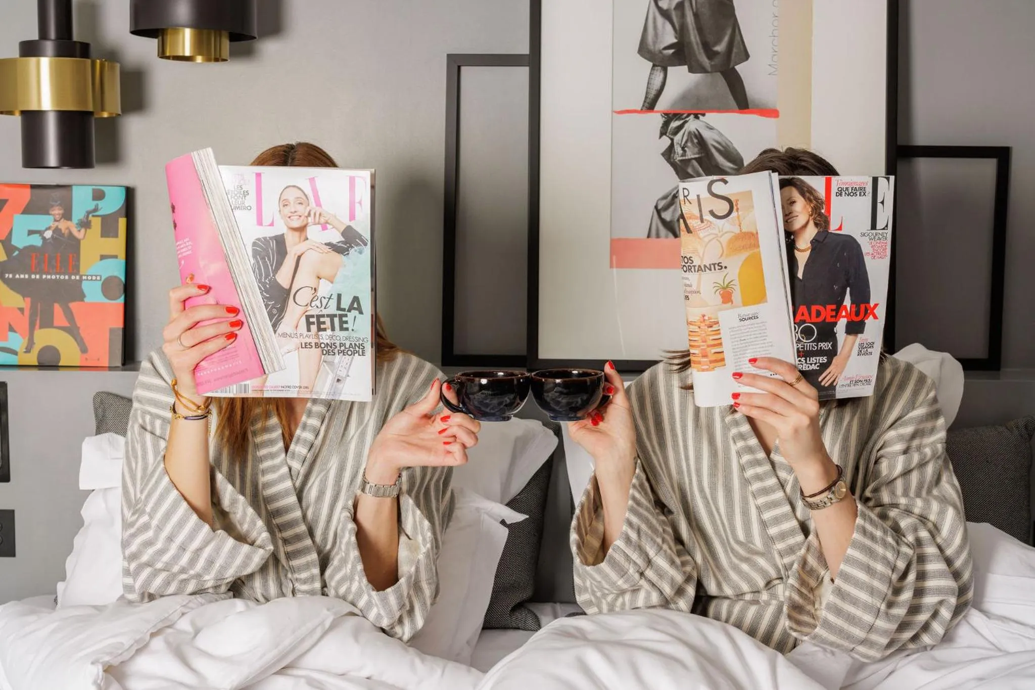 Bed in Maison ELLE Paris