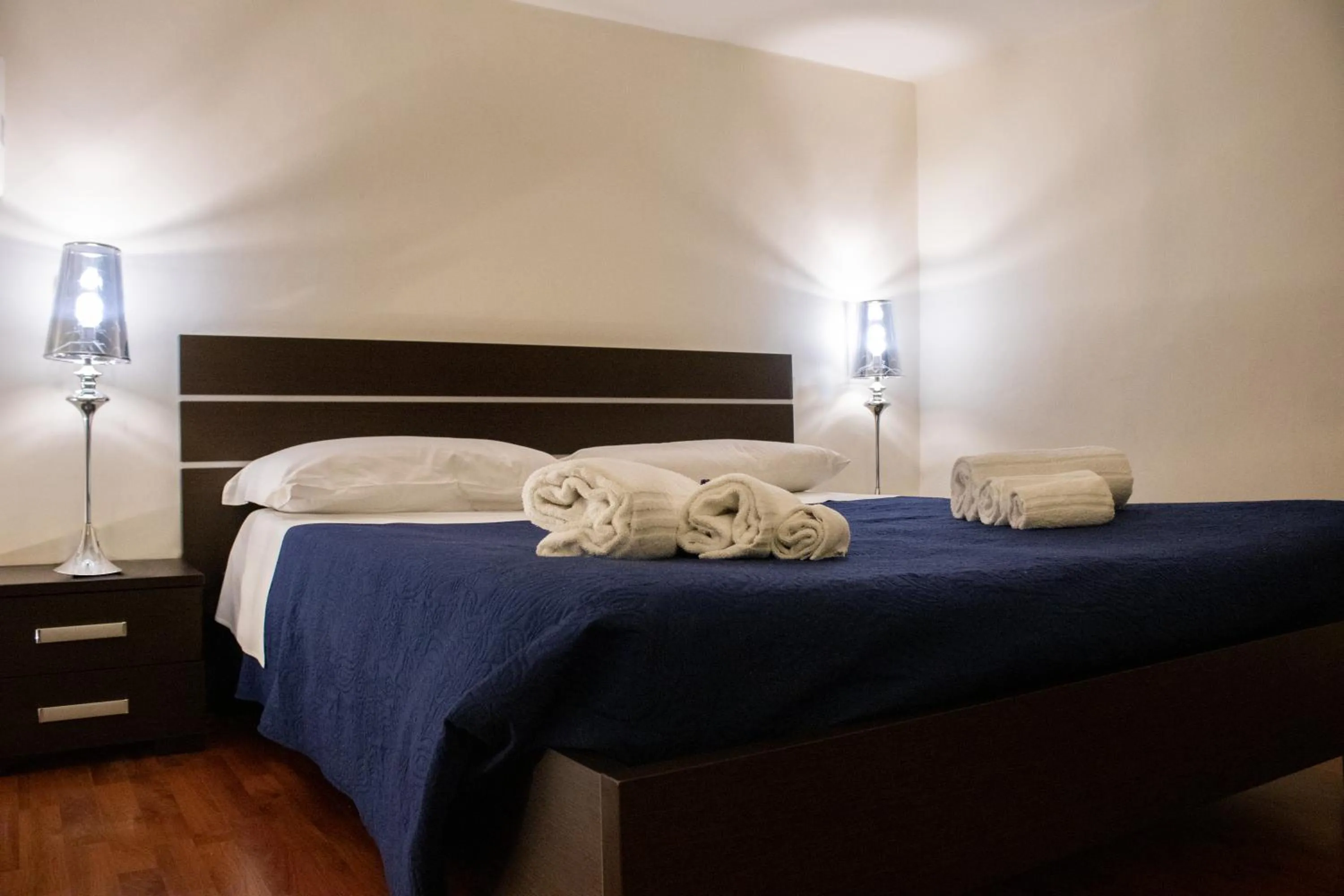 Bed in Apollo Suites