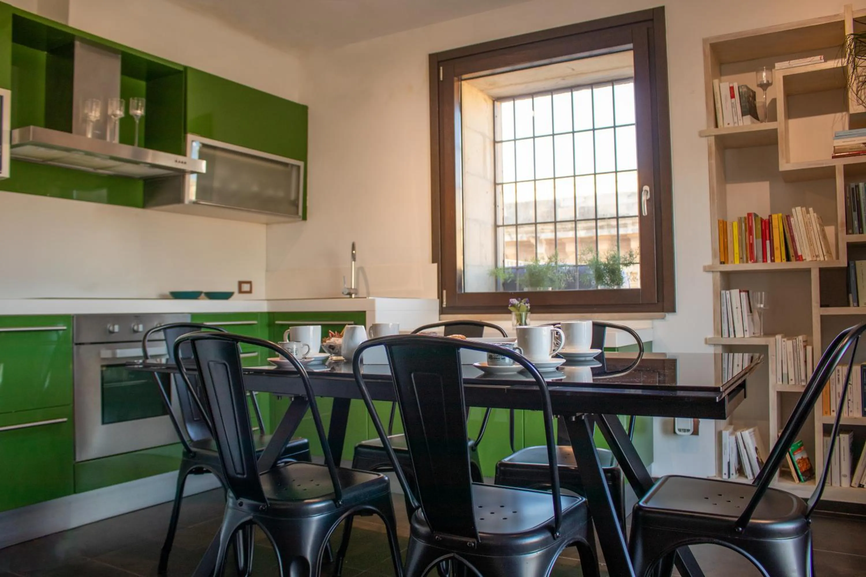 Kitchen or kitchenette in Apollo Suites