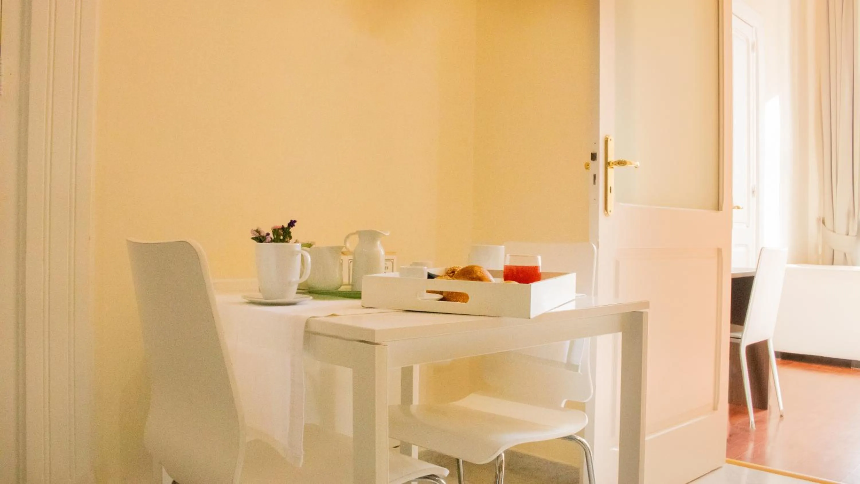 Living room in Apollo Suites