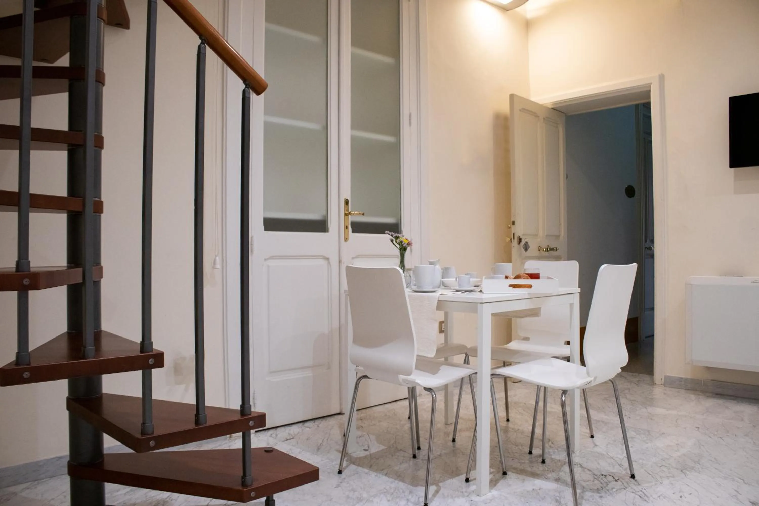 Living room in Apollo Suites