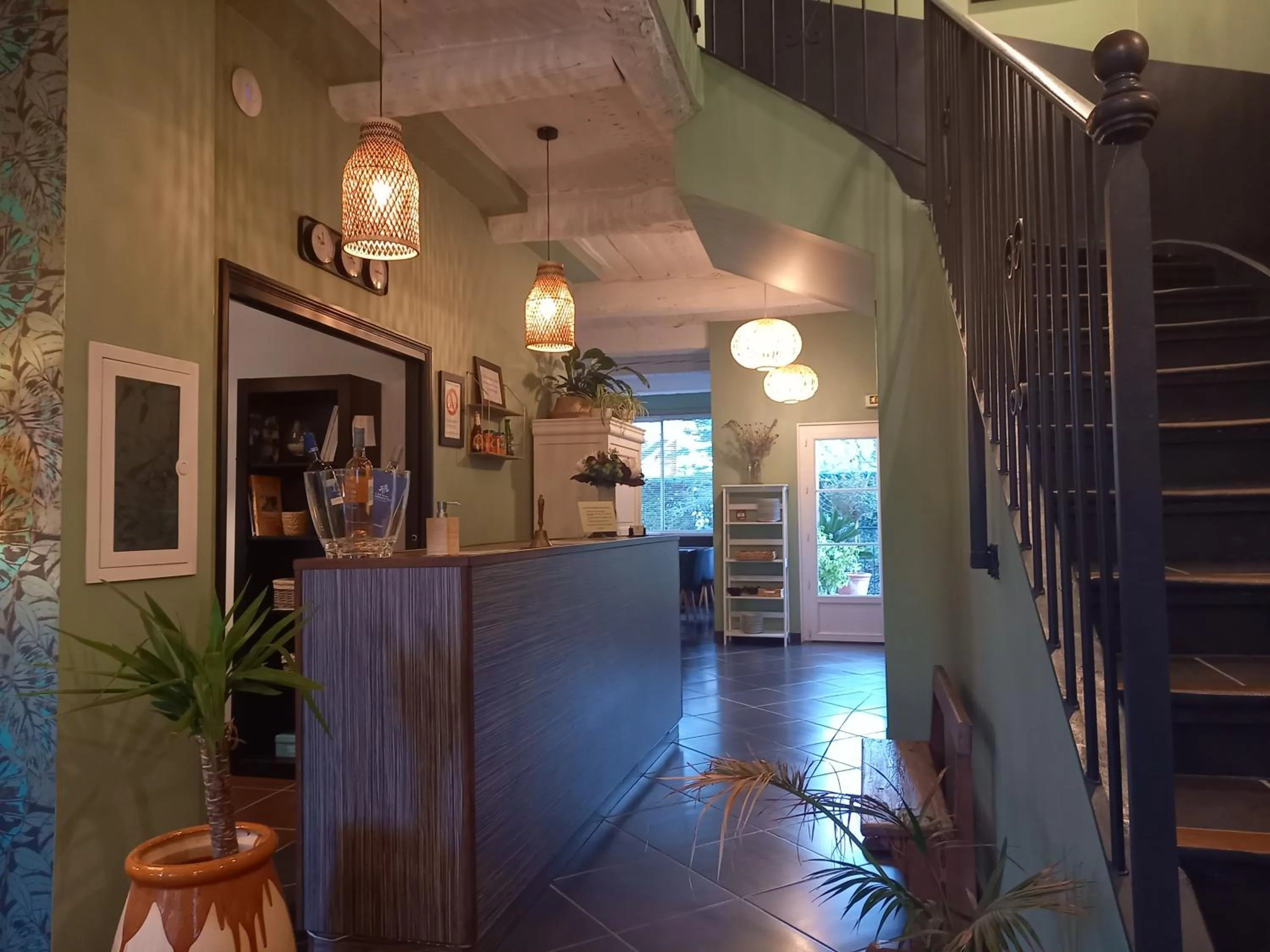 Lobby or reception in Hôtel Restaurant Notre Dame