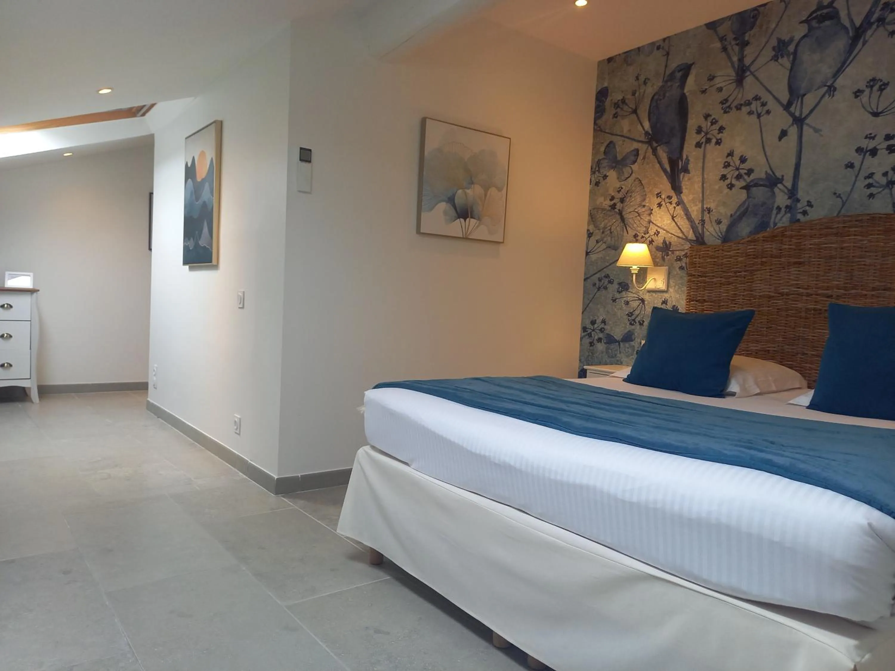 Bedroom, Bed in Hôtel Restaurant Notre Dame