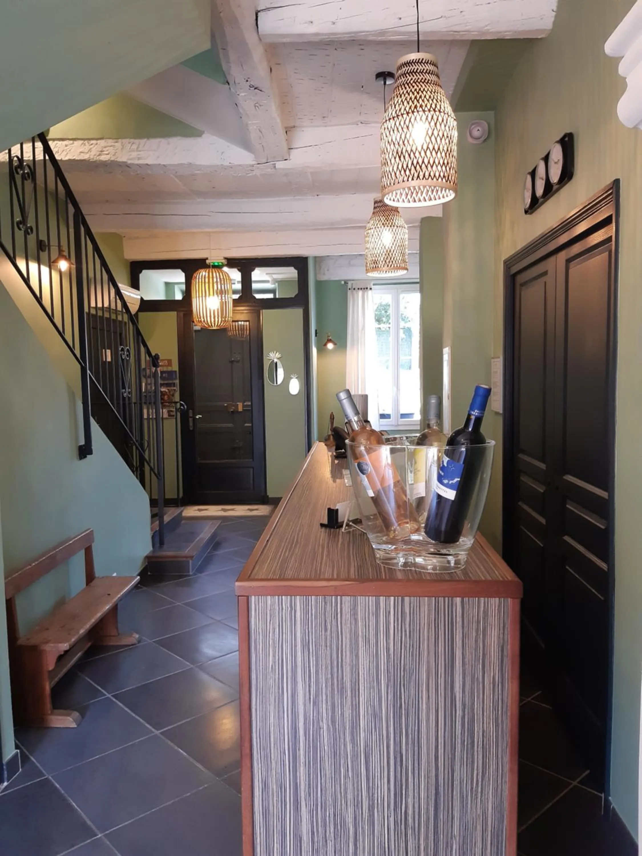 Lobby or reception in Hôtel Restaurant Notre Dame