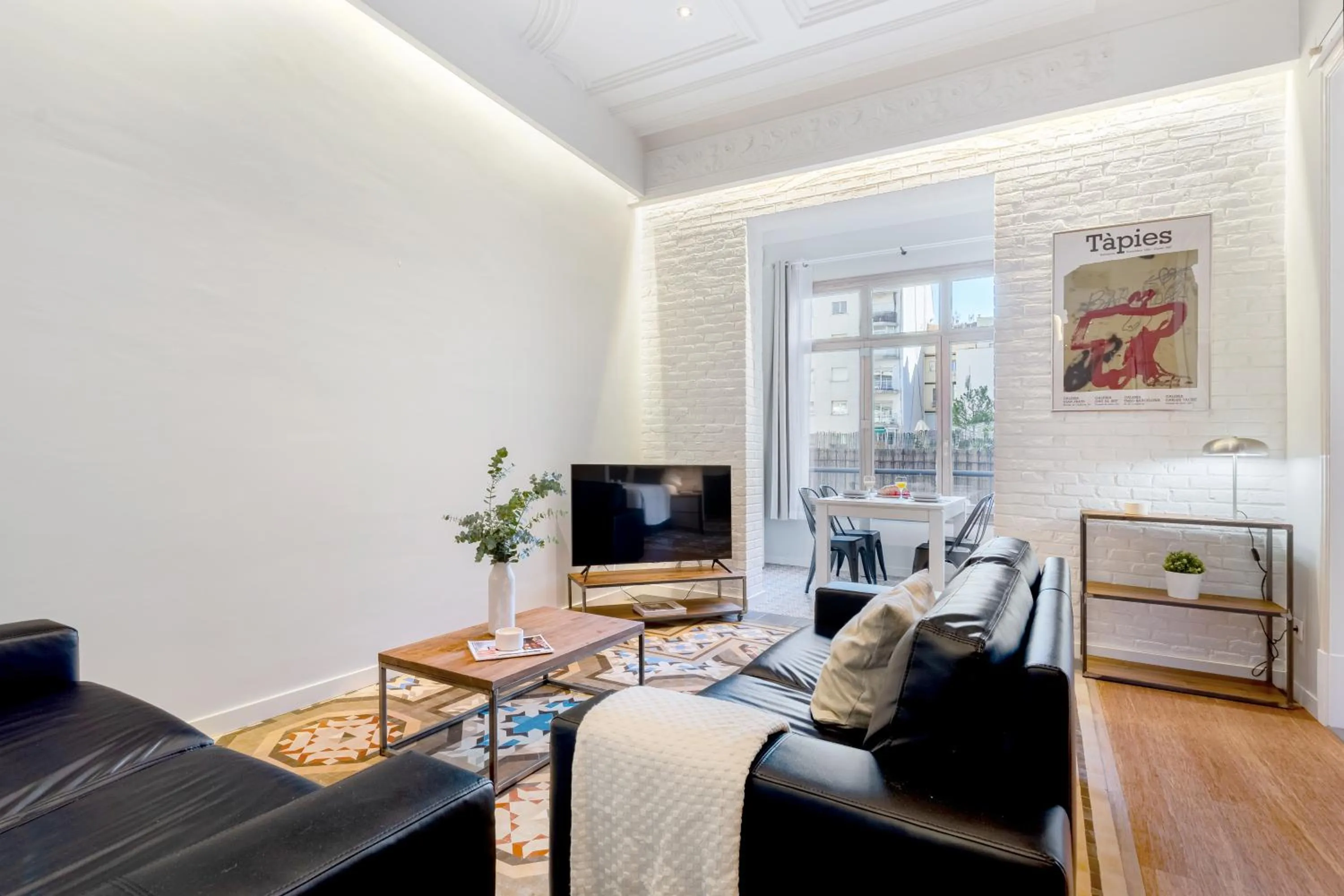 TV and multimedia in Fuster Apartments by Aspasios