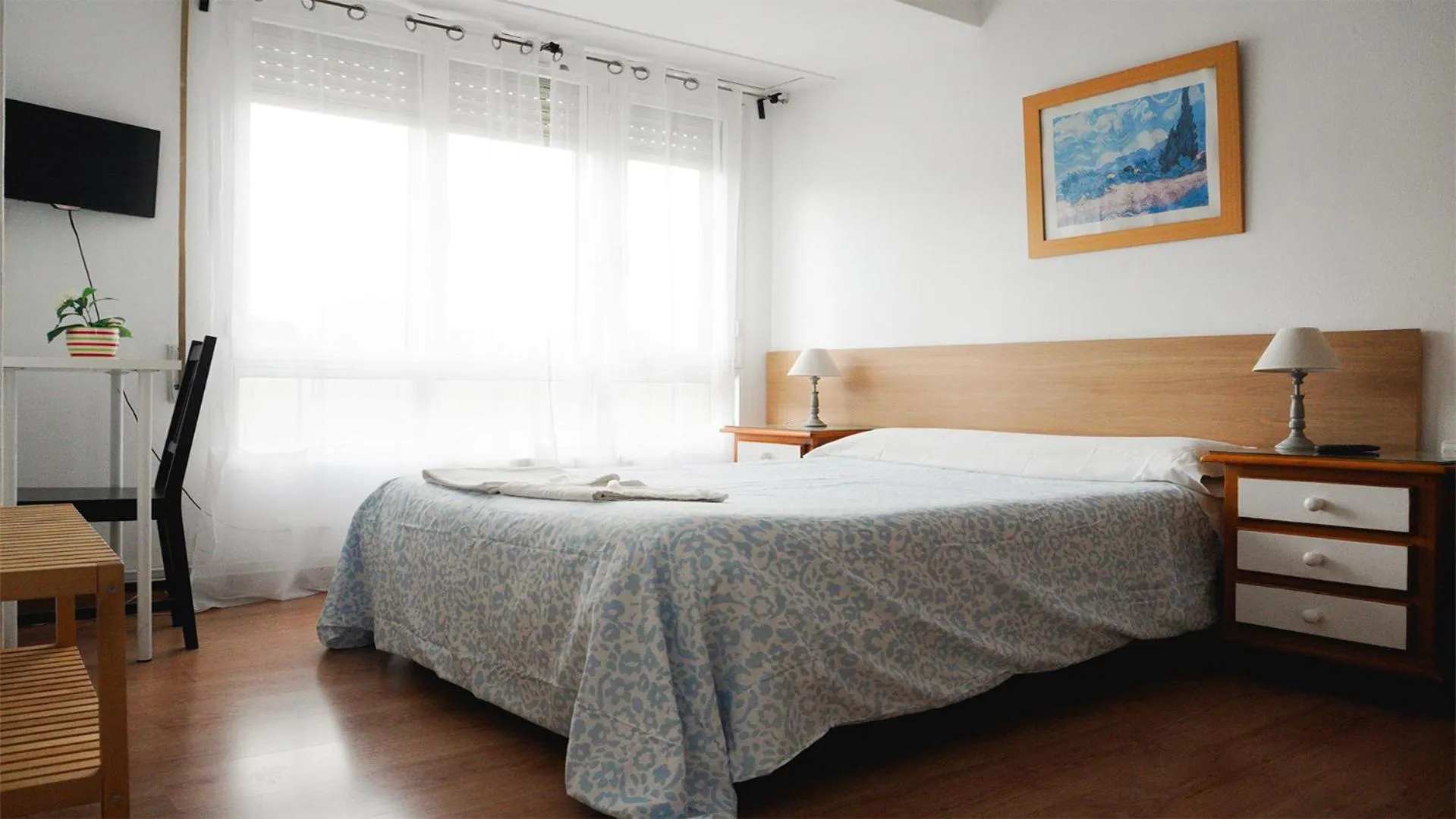 Bed in Pension Santa Rita