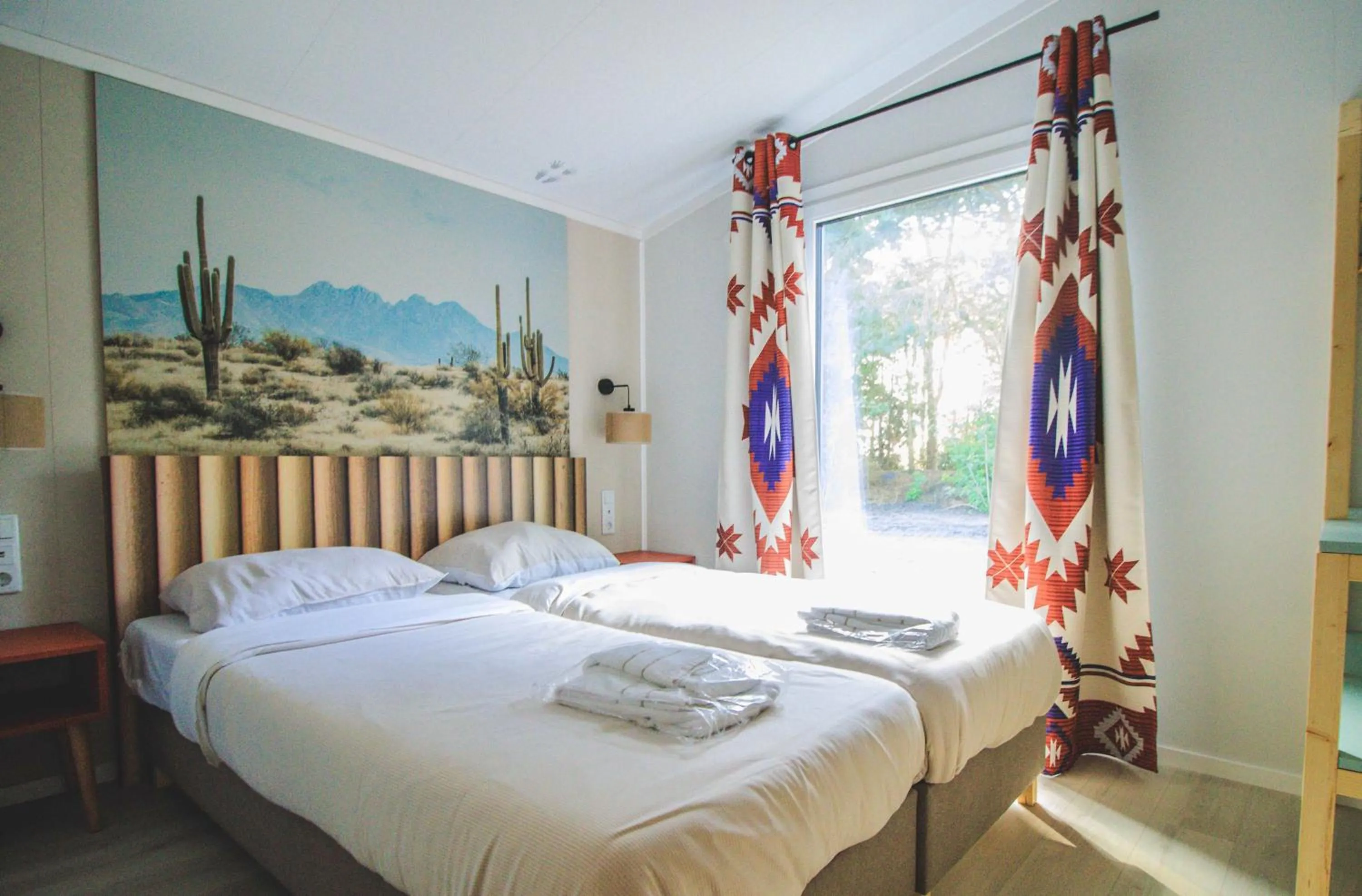 Bedroom, Bed in Vakantiepark Slagharen