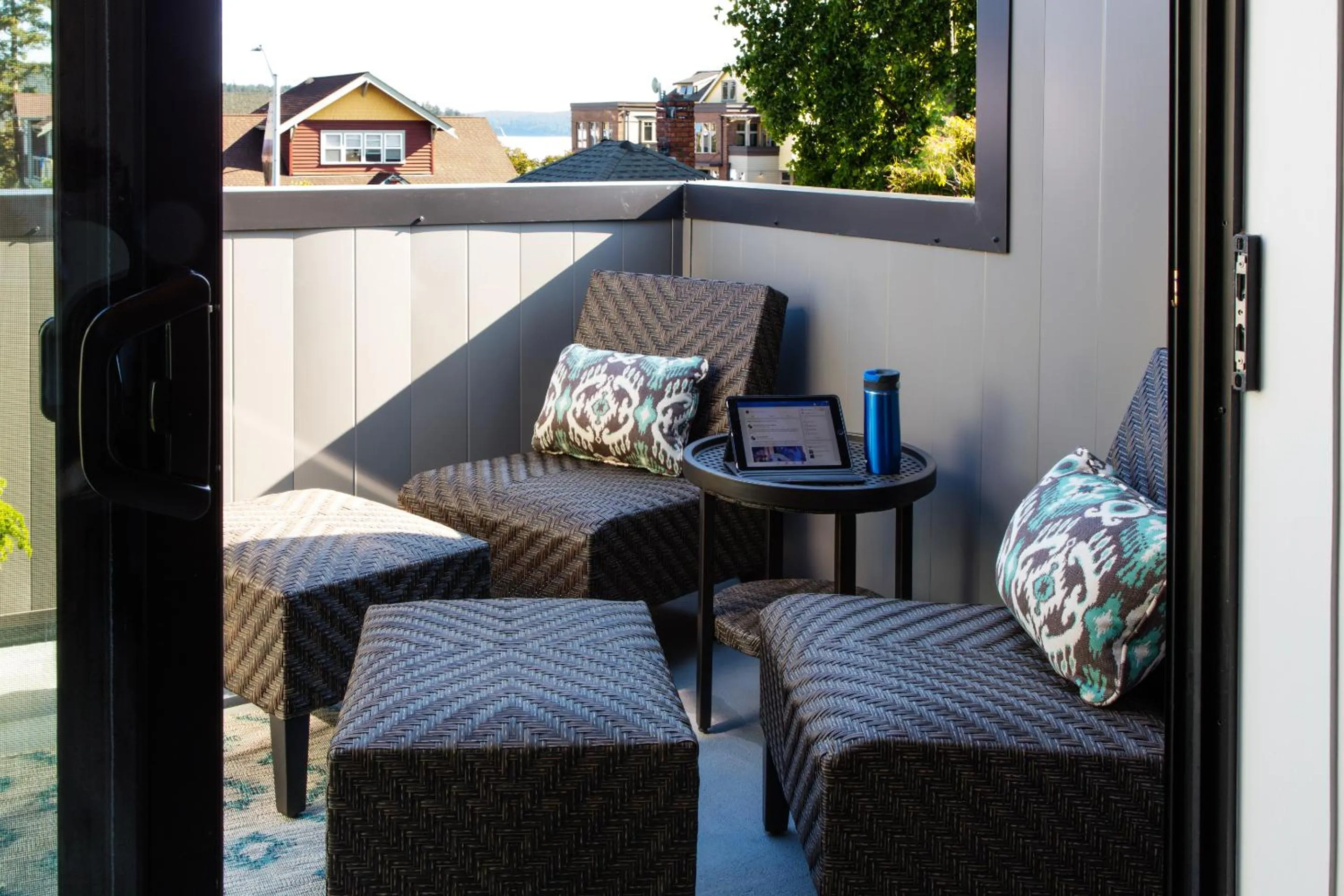 Patio in The Web Suites