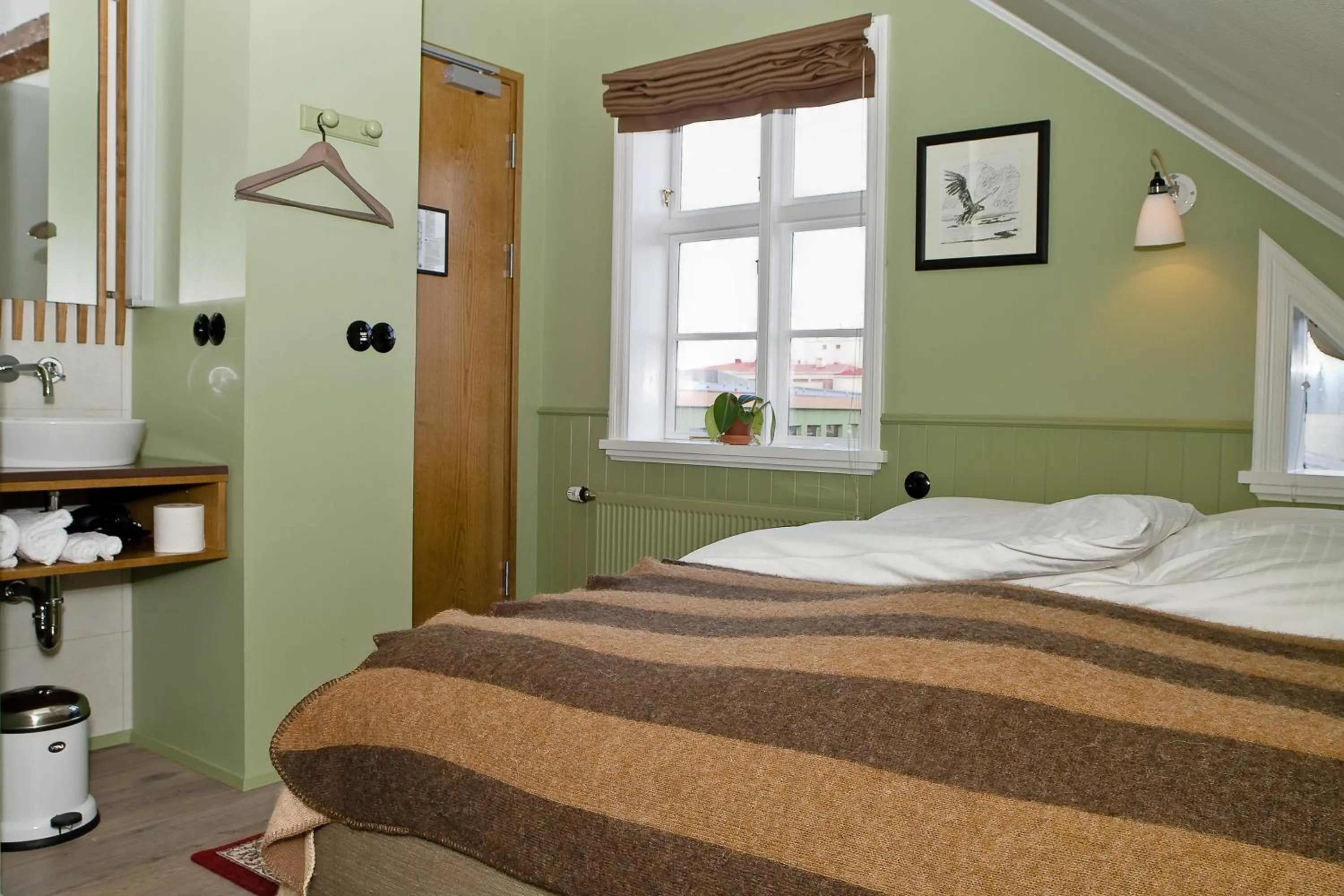 Bed in Hótel Egilsen