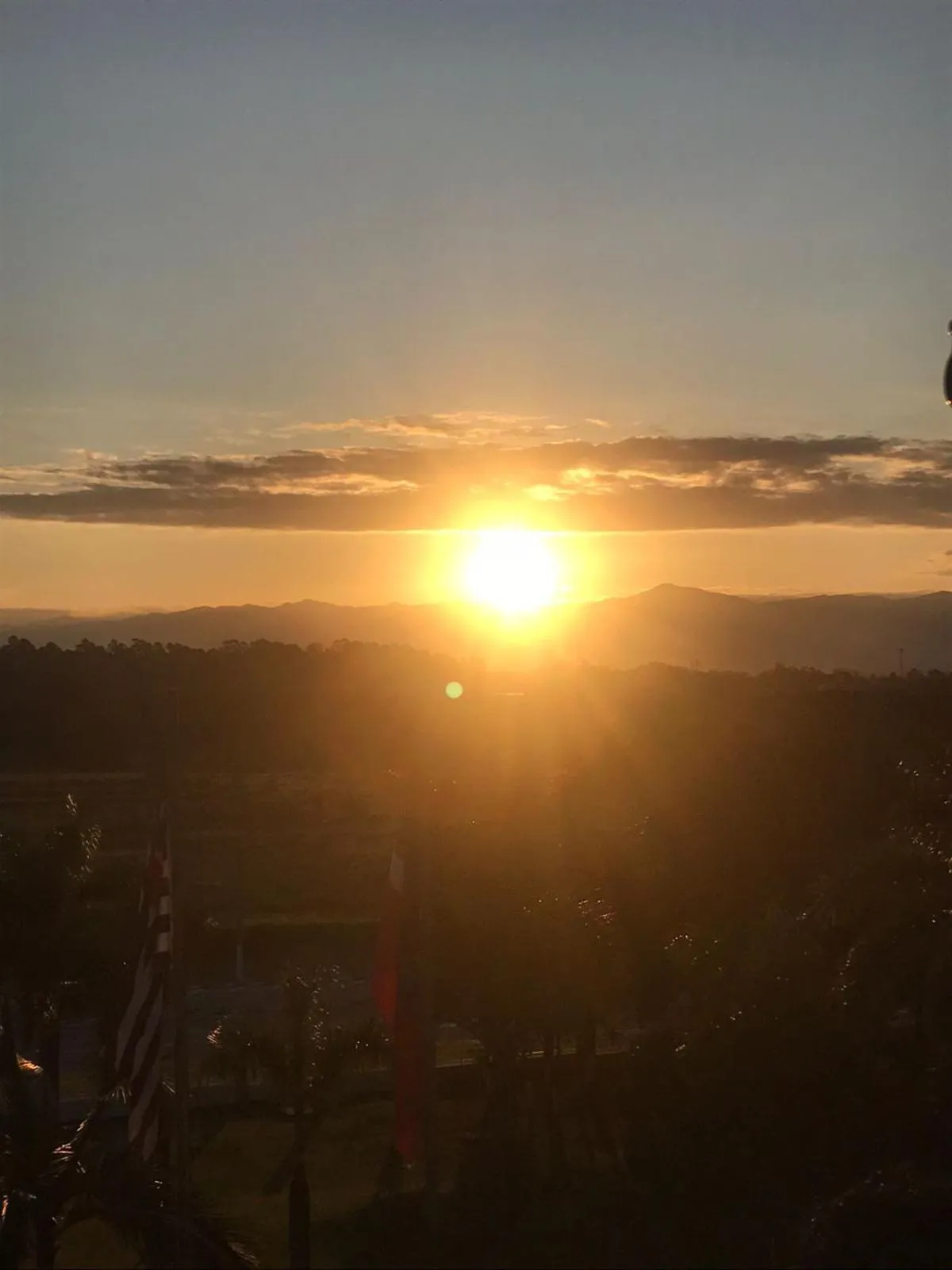 Sunset in Colonial Plaza Hotel Pindamonhangaba