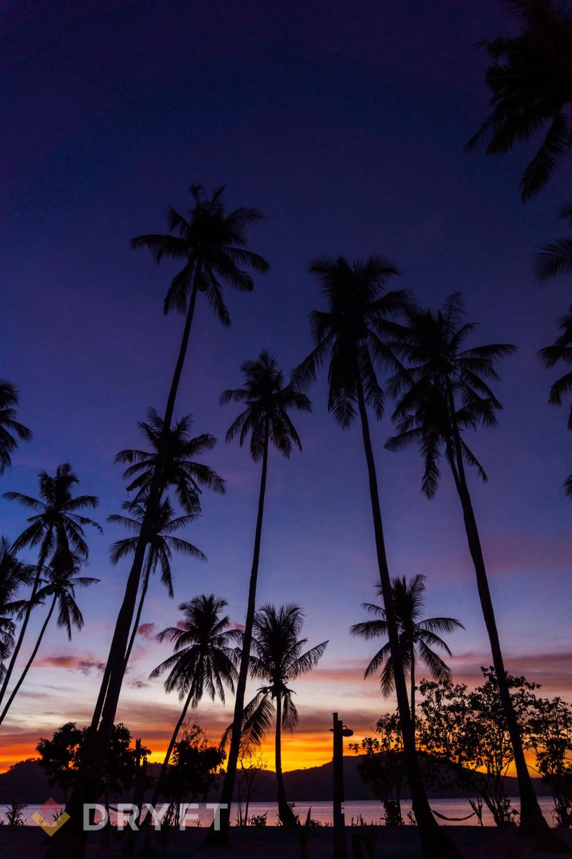 Sunset in Dryft Darocotan Island