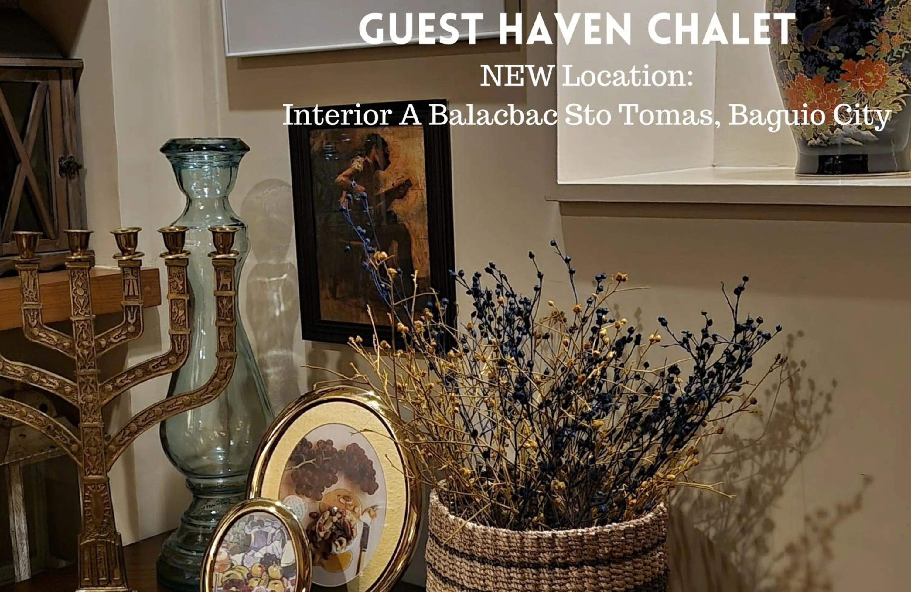 Decorative detail in Guest Haven Chalet Baguio Bed and Breakfast