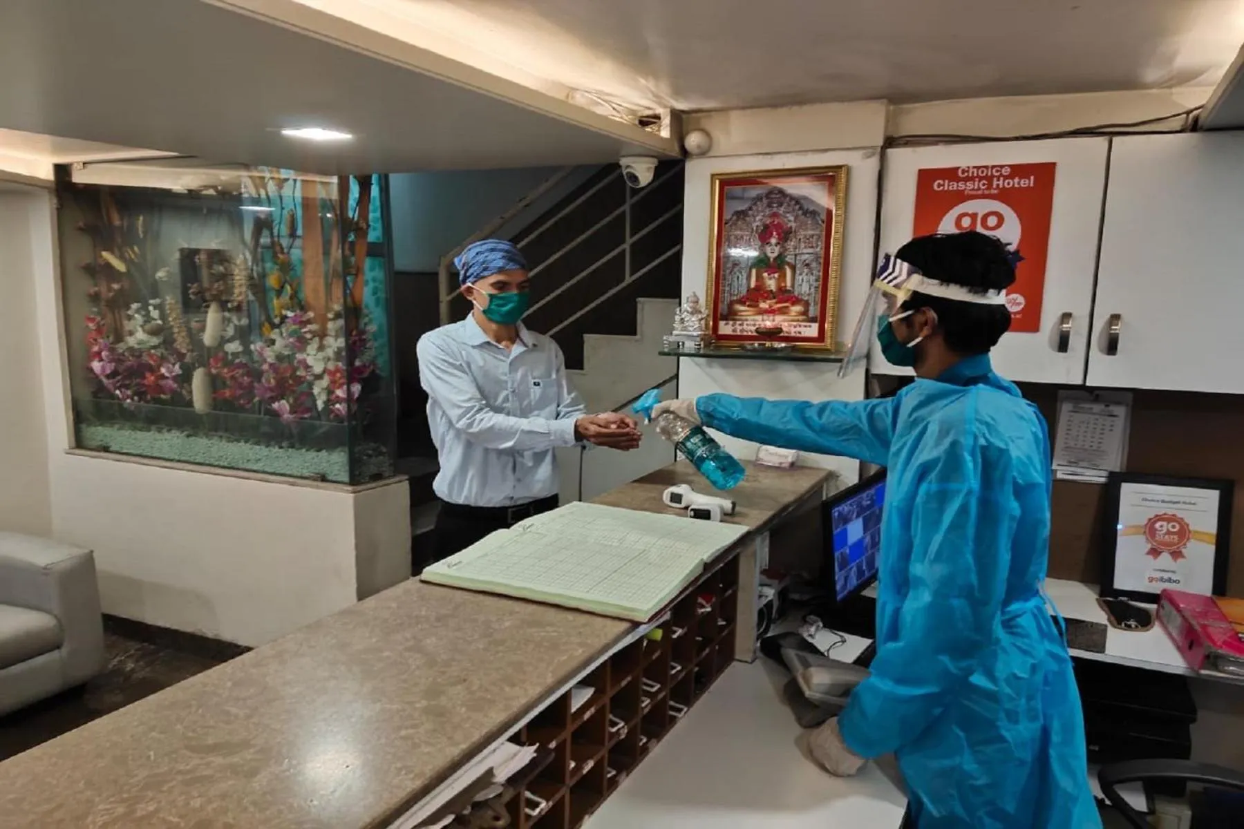 Lobby or reception in Choice Classic Hotel