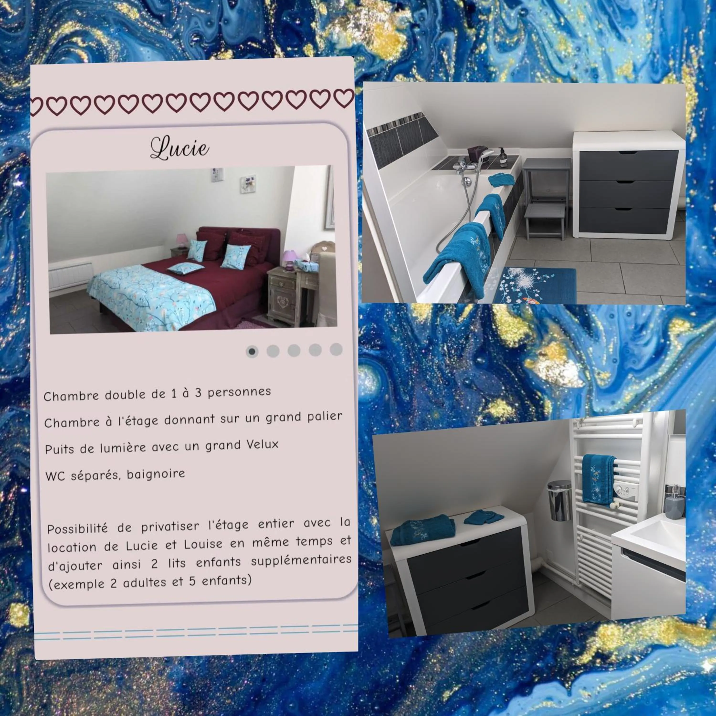 Bed in Chambres d'hôtes des Ducs Ô Calme de Nevers