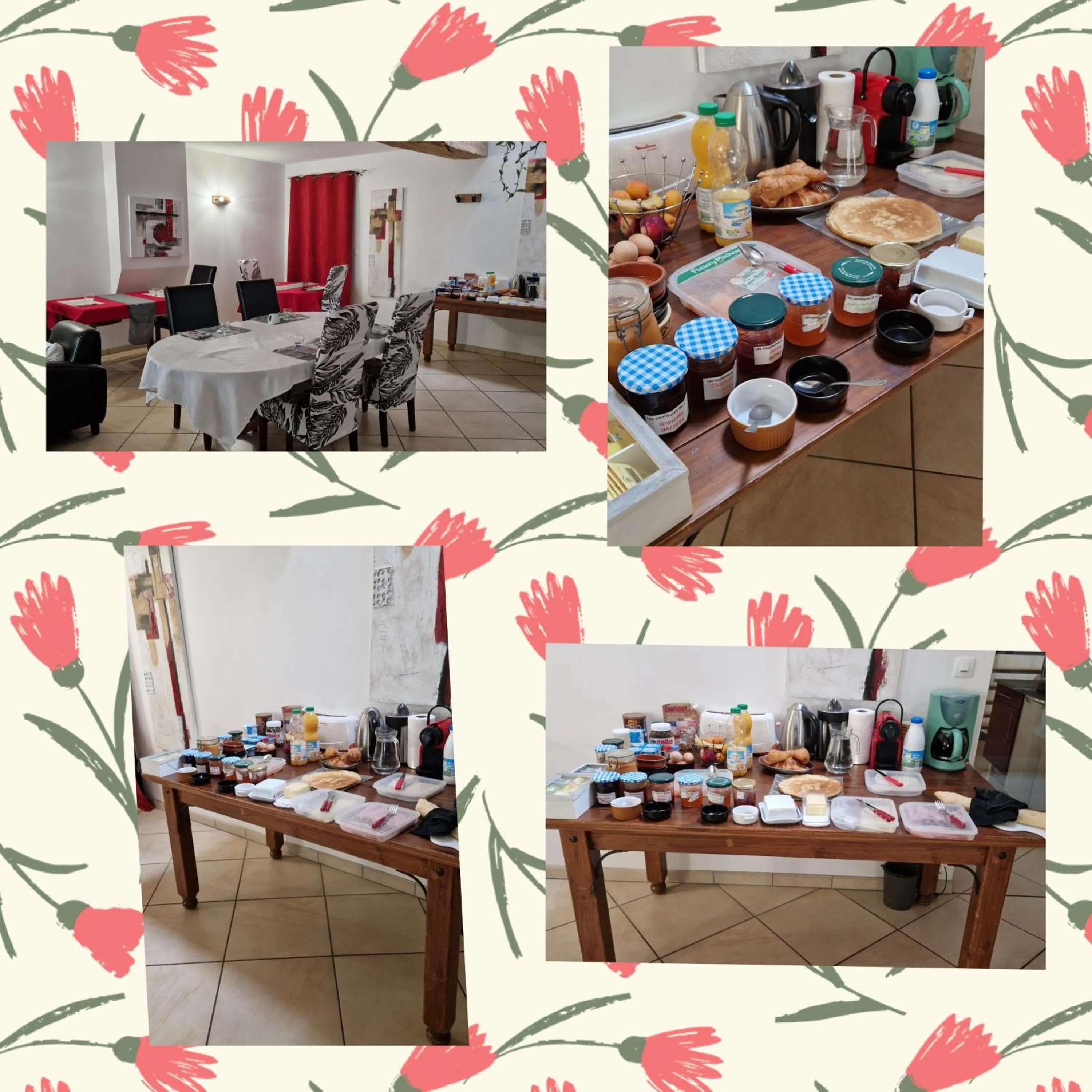 Breakfast in Chambres d'hôtes des Ducs Ô Calme de Nevers