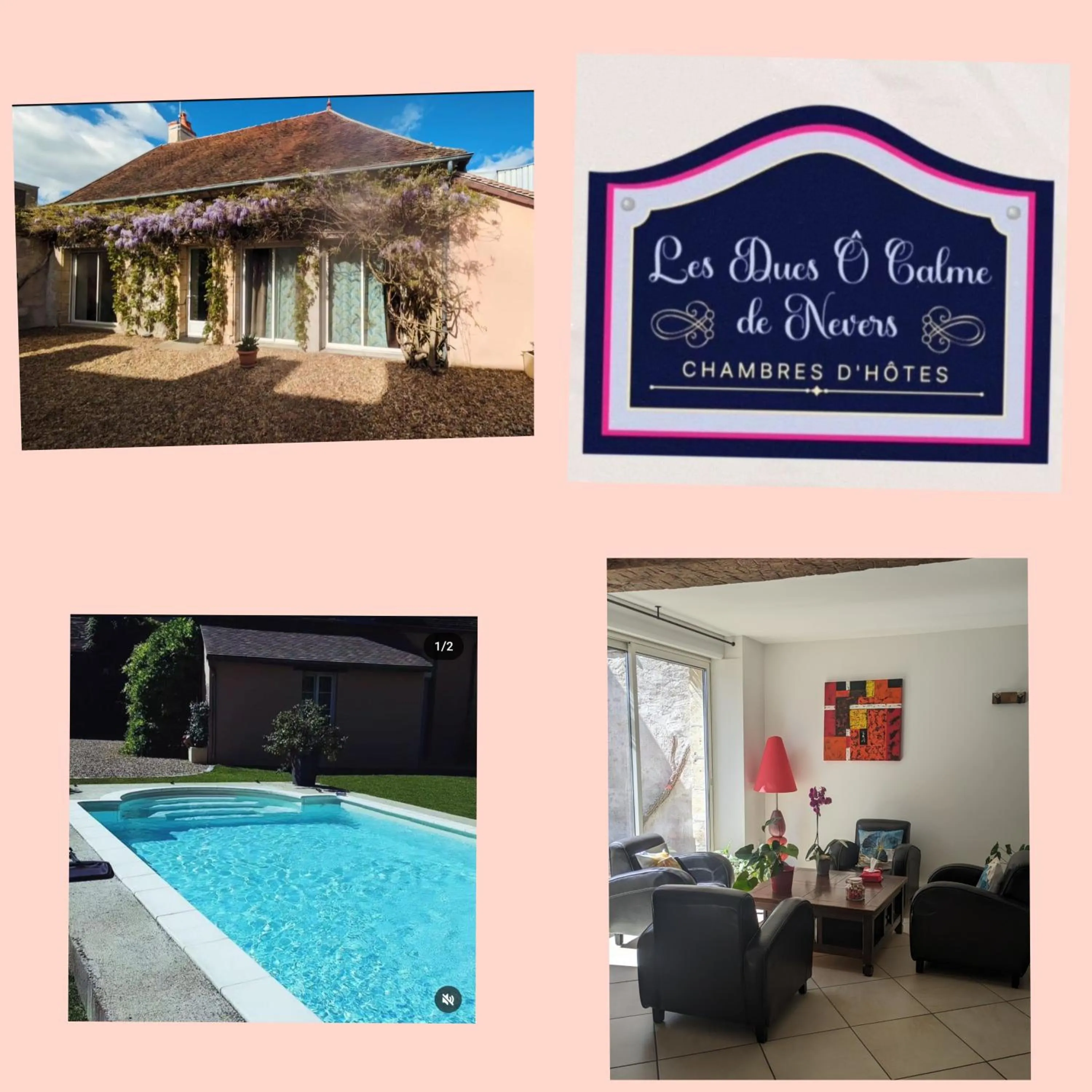 Property building in Chambres d'hôtes des Ducs Ô Calme de Nevers