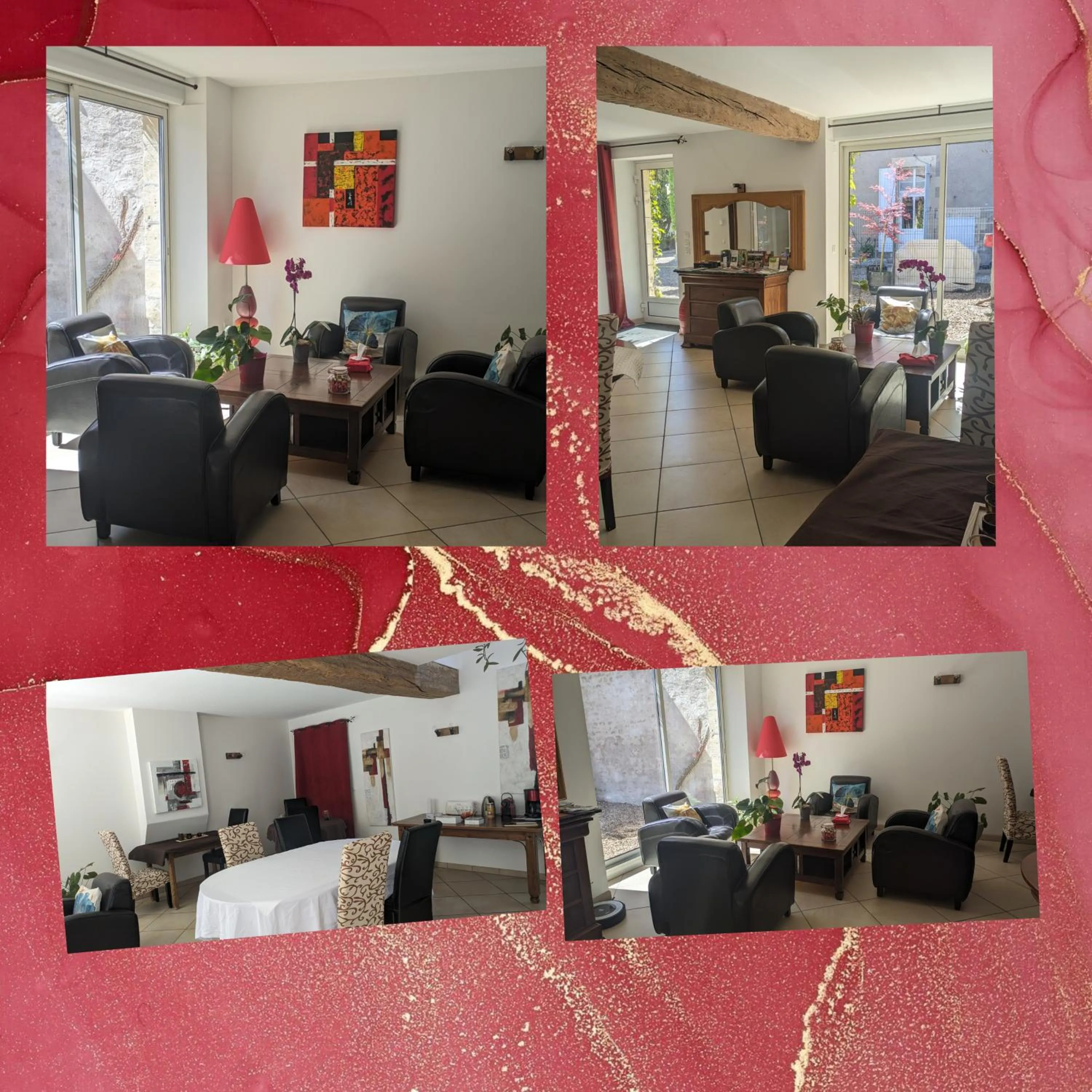 Living room in Chambres d'hôtes des Ducs Ô Calme de Nevers