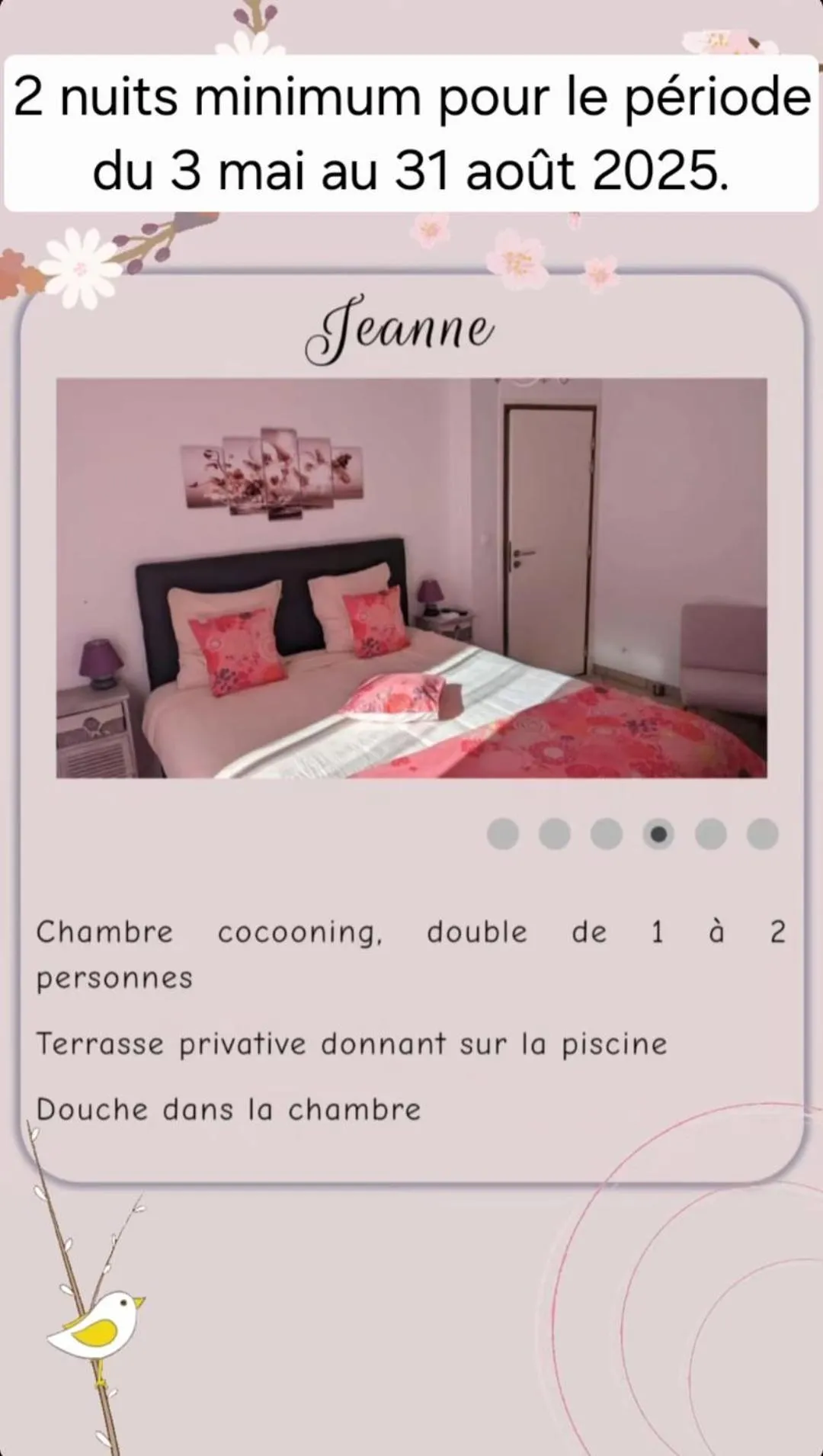 Bed in Chambres d'hôtes des Ducs Ô Calme de Nevers