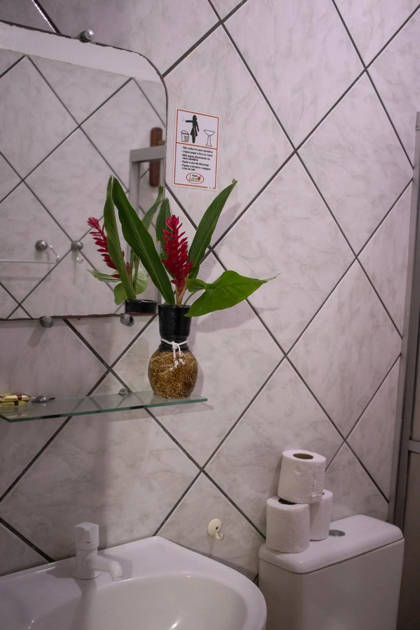 Bathroom in Pousada Lanai