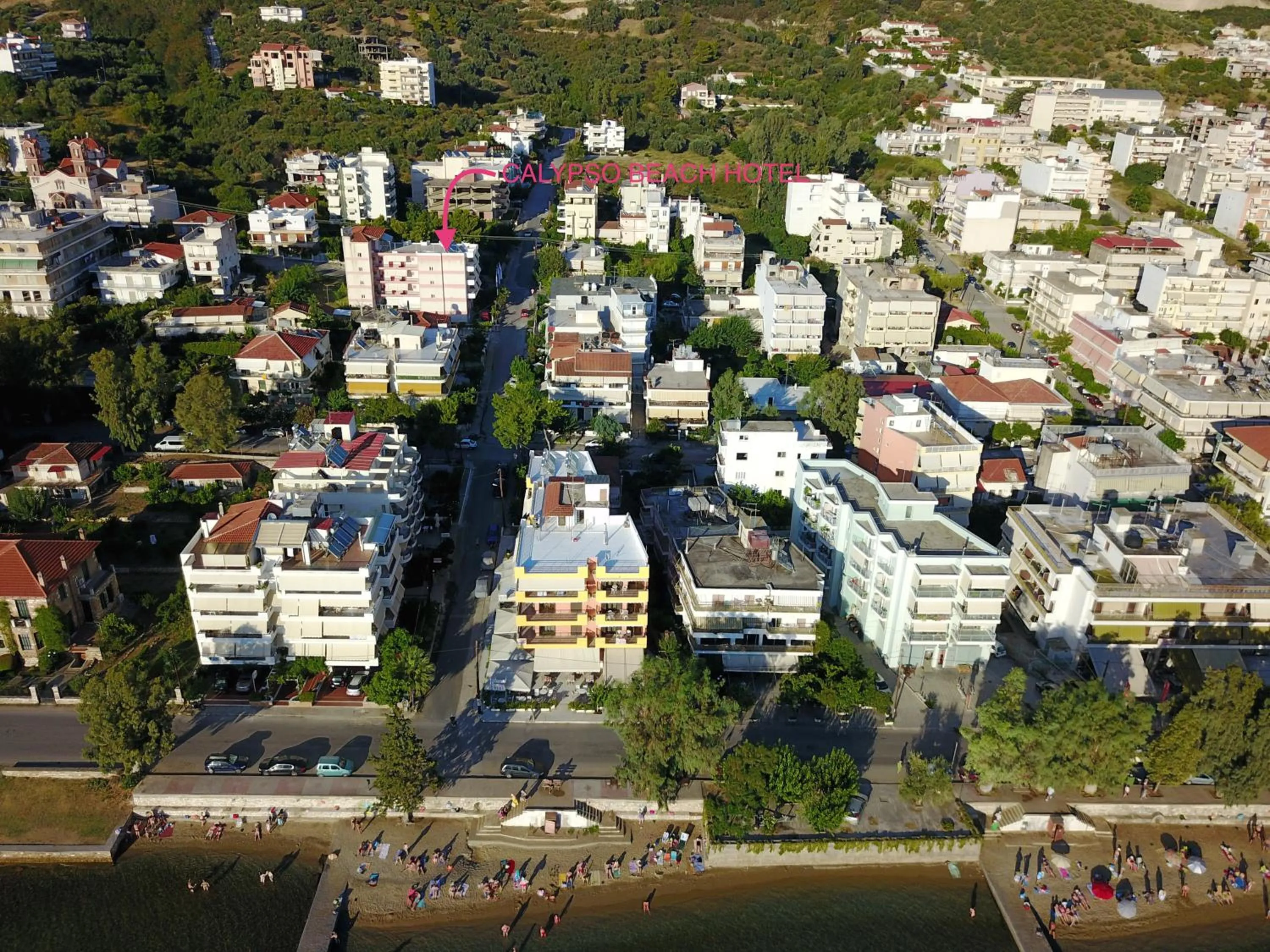 Bird's eye view in Calypso Beach Hotel