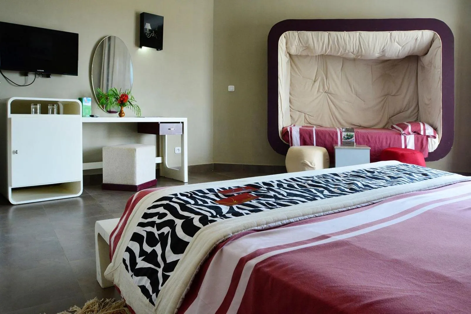 Bedroom, Bed in Fiesta Beach Djerba