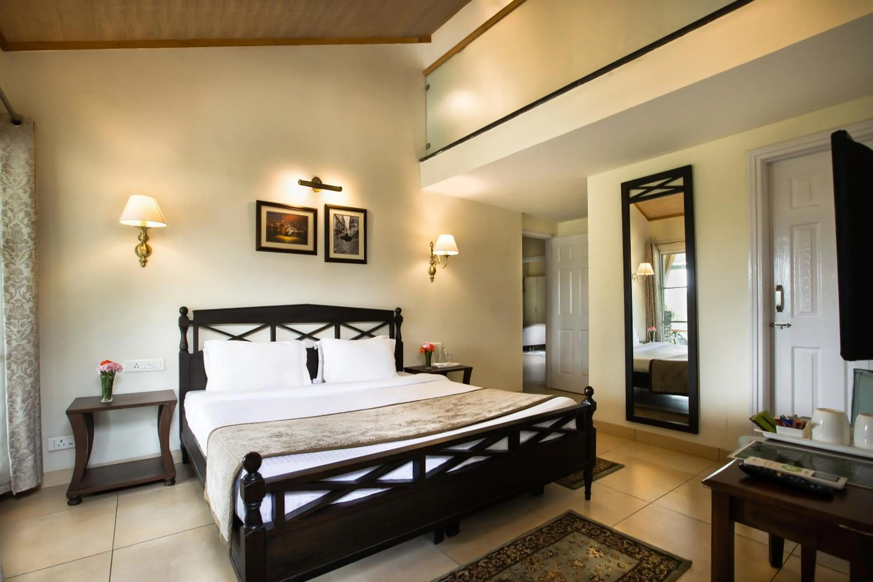 Bedroom, Bed in Lamrin Norwood Green Palampur, Himachal Pradesh