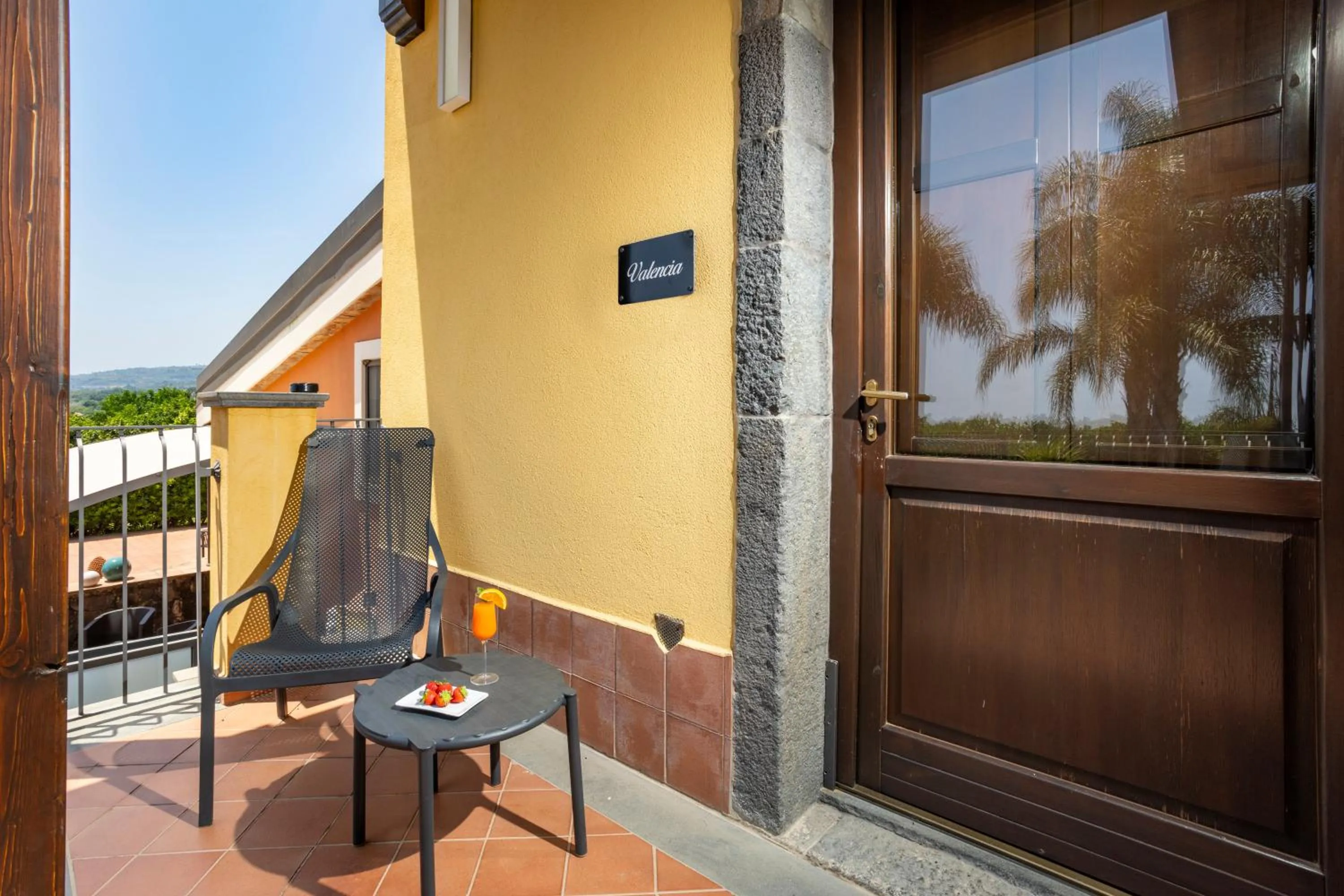 Patio in Feudogrande Bio Relais Hotel