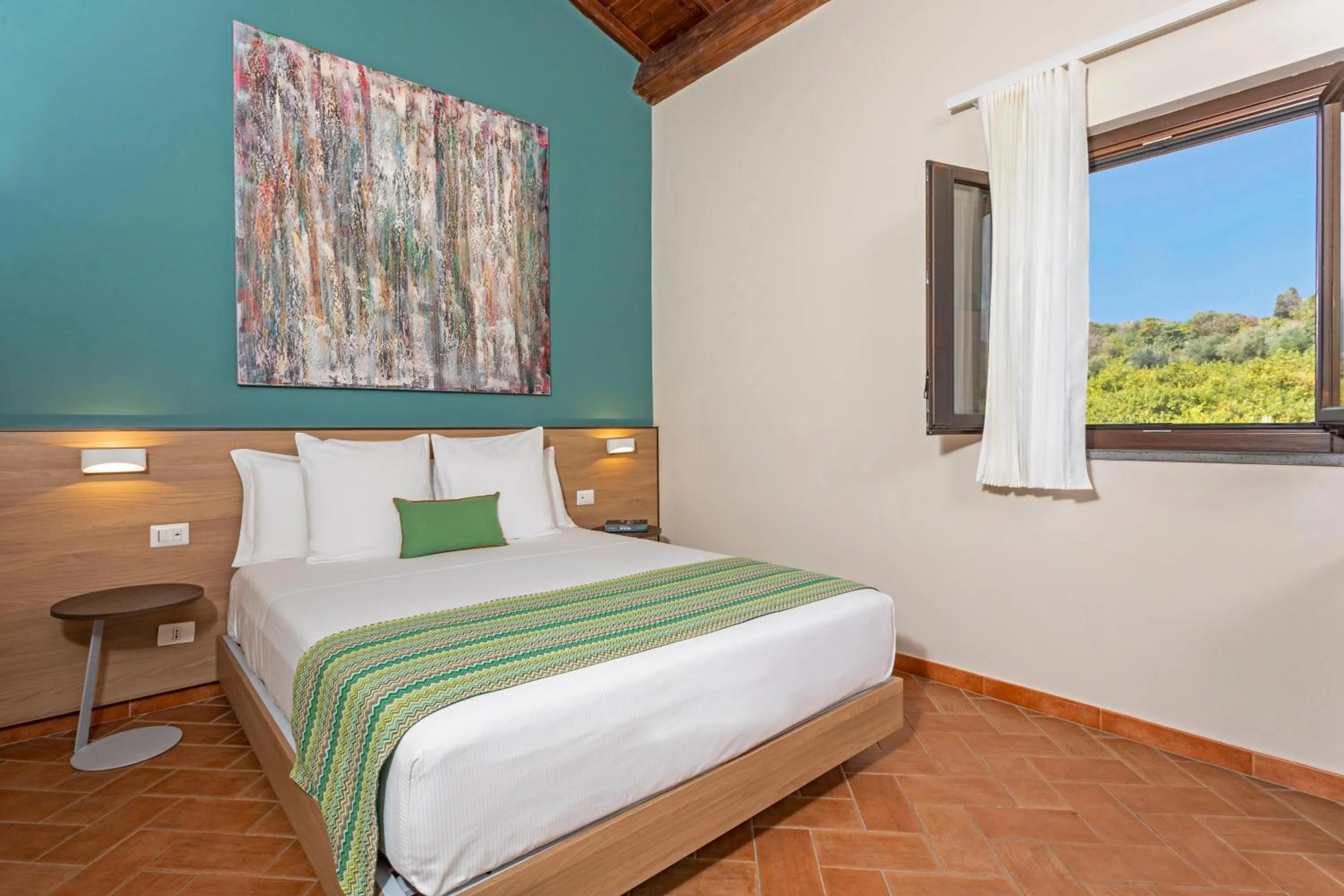 Bedroom, Bed in Feudogrande Bio Relais Hotel