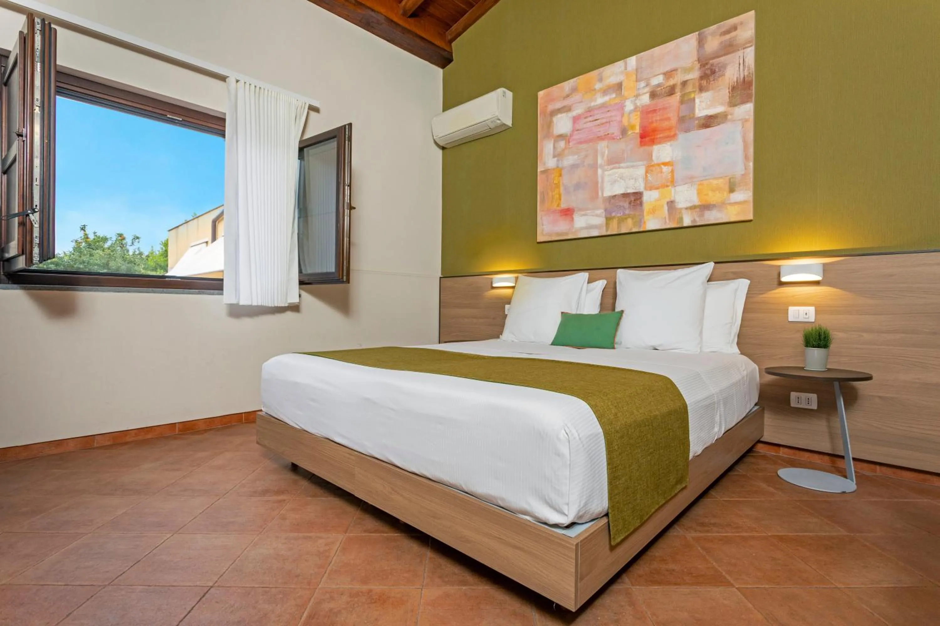 Bedroom, Bed in Feudogrande Bio Relais Hotel