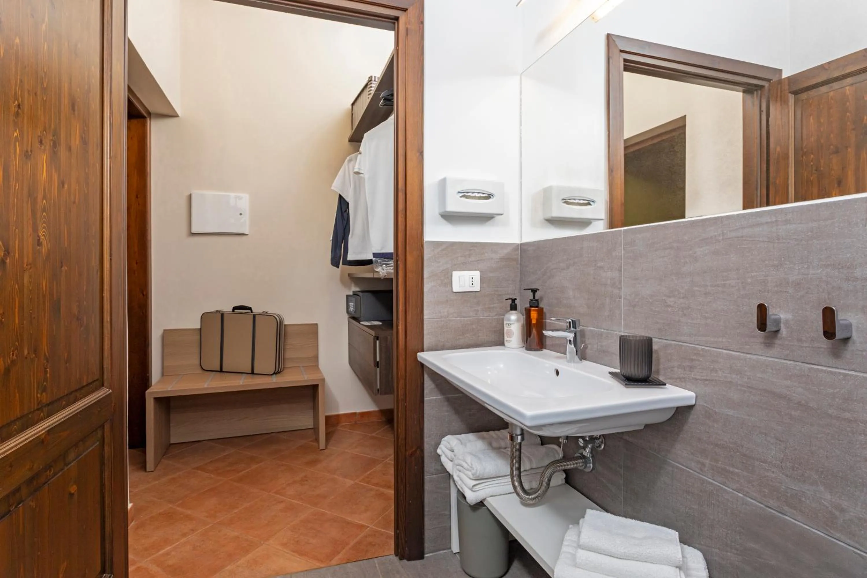 Bathroom in Feudogrande Bio Relais Hotel