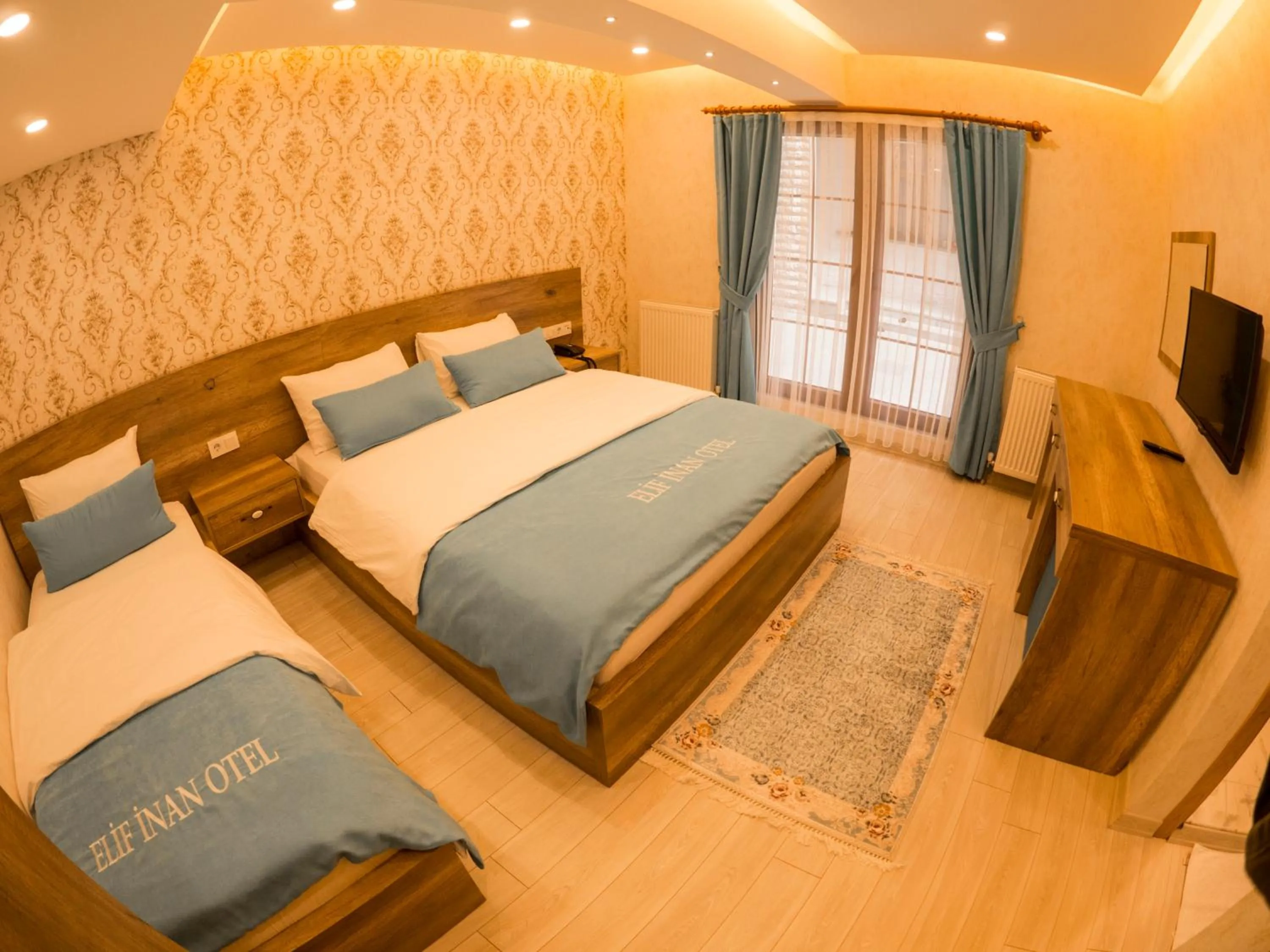 Bed in Elif Inan Hotel