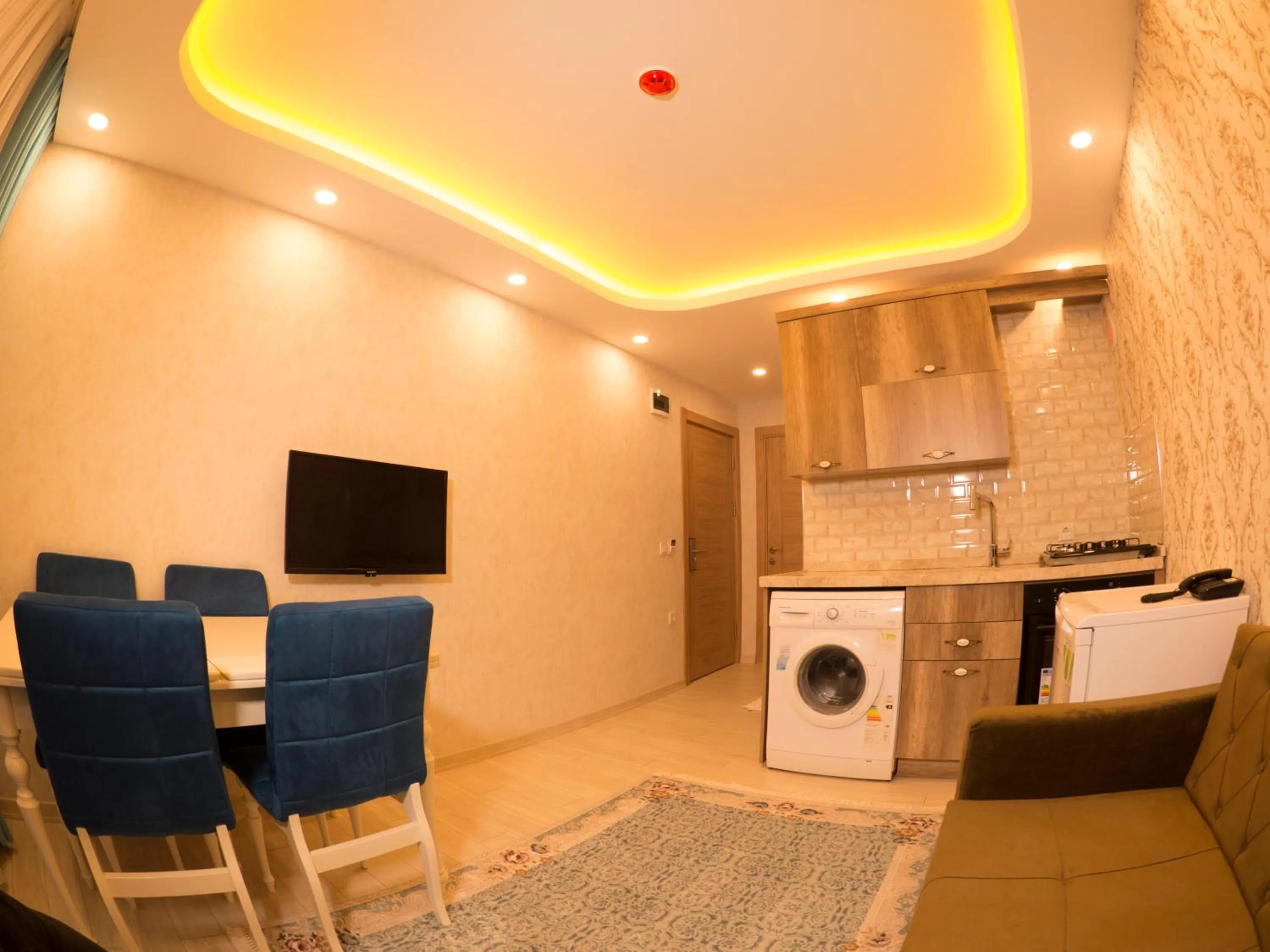 Kitchen or kitchenette in Elif Inan Hotel