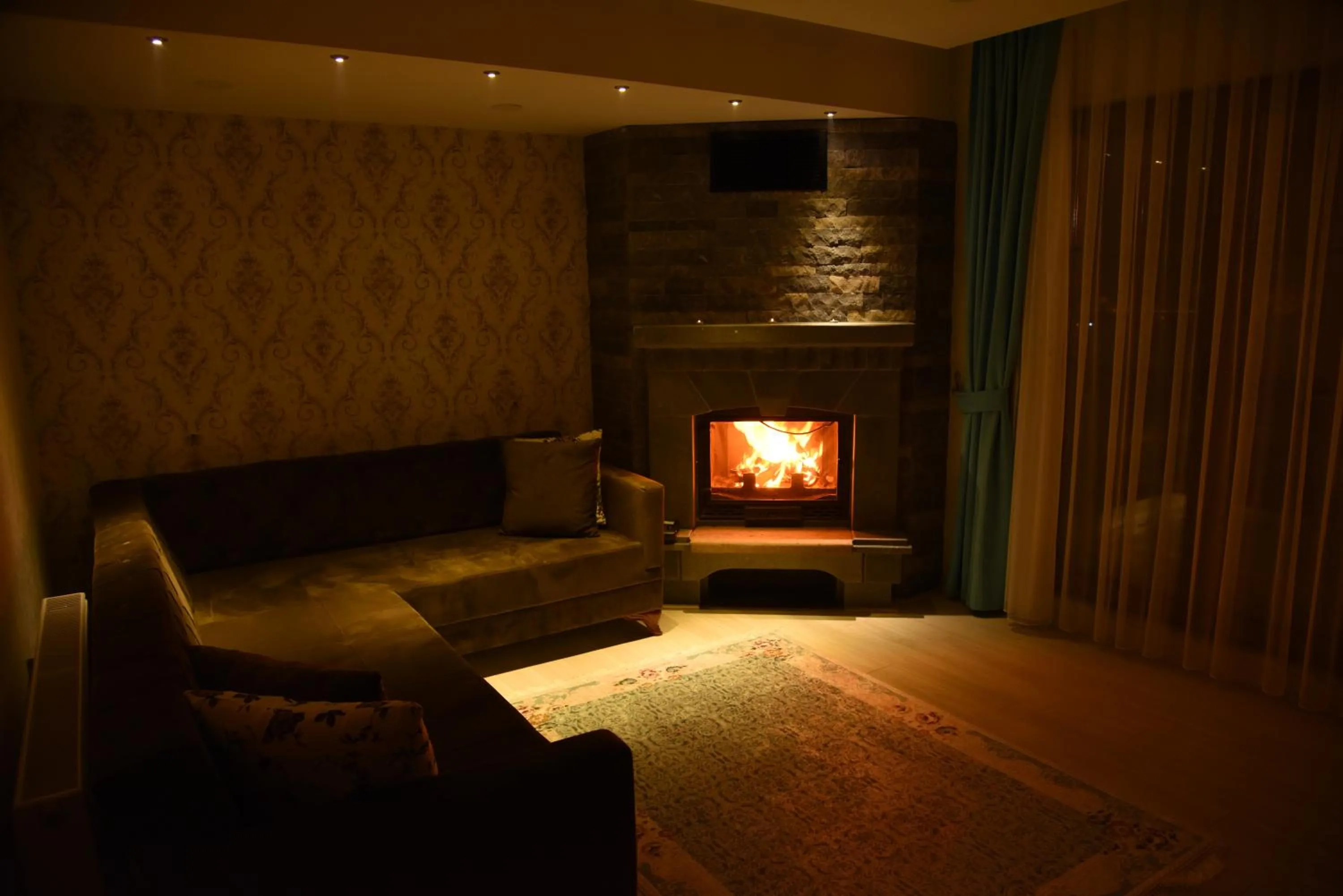 Seating area in Elif Inan Hotel