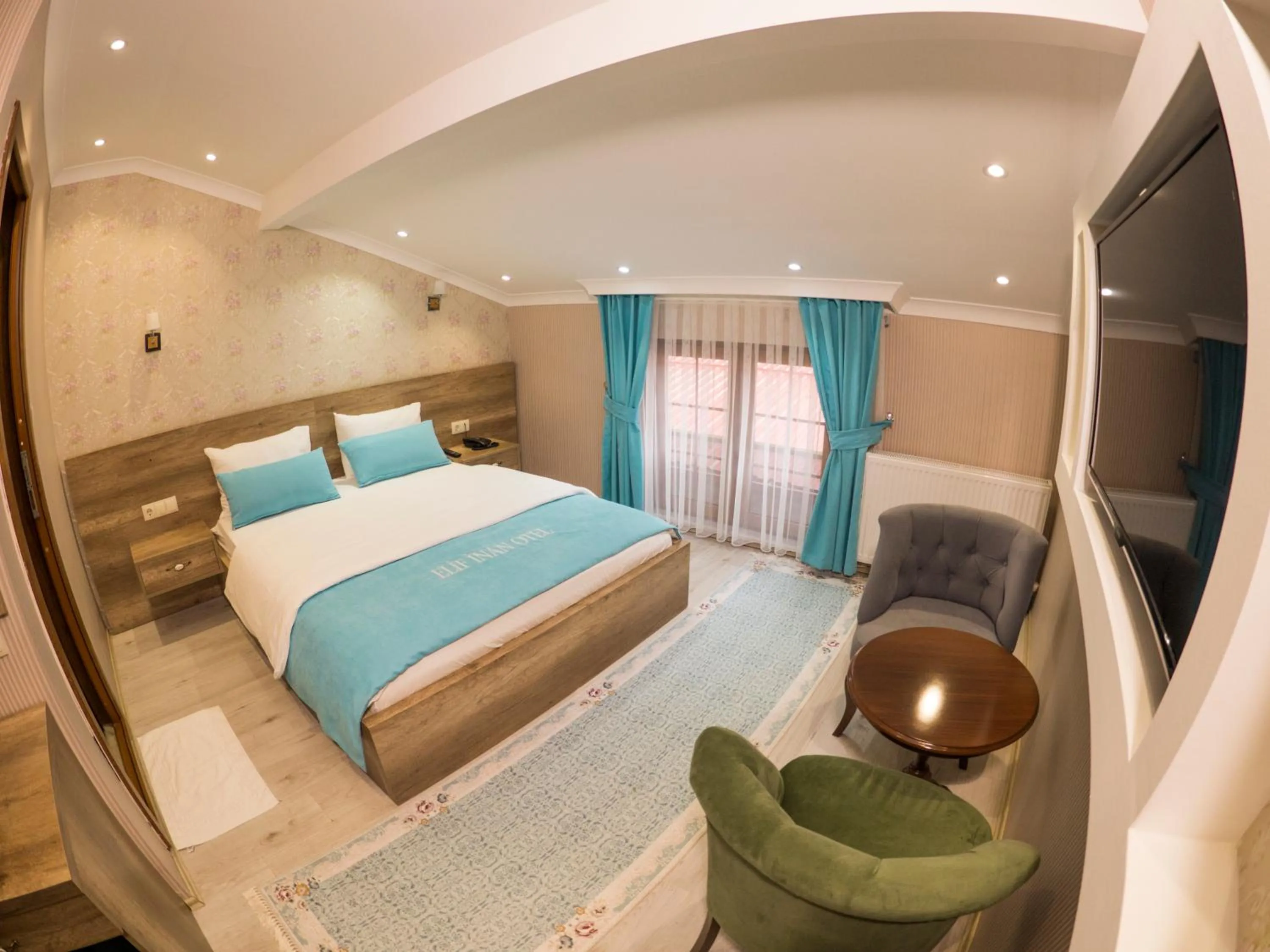 Photo of the whole room, Bed in Elif Inan Hotel